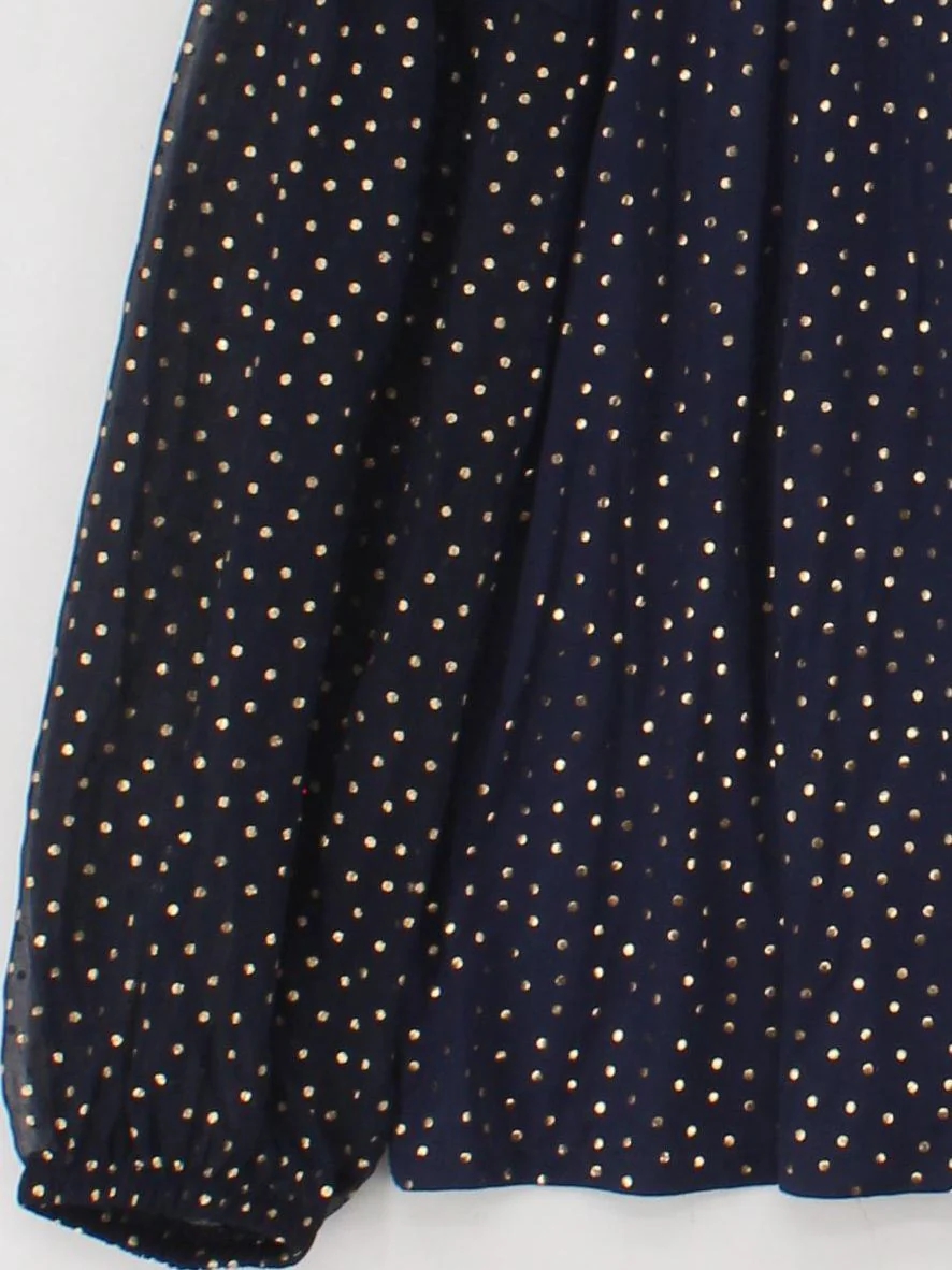 Boden Women's Top UK 16 Blue Viscose with Elastane, Polyester Basic - Image 4