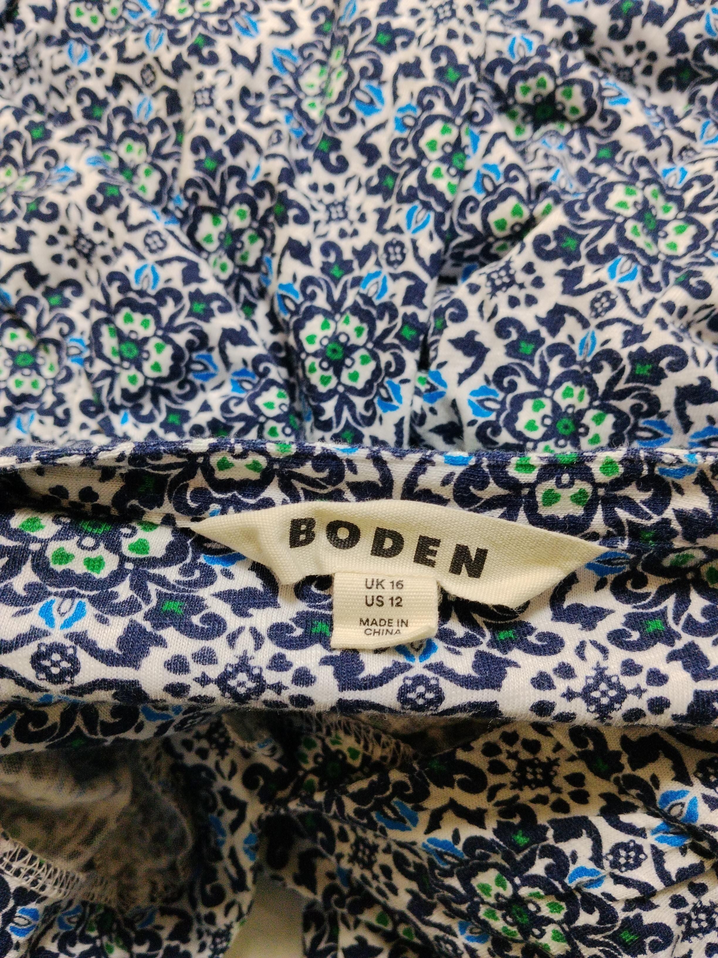 Boden Women's Top UK 16 Multi Cotton with Lyocell Modal Basic - Image 5