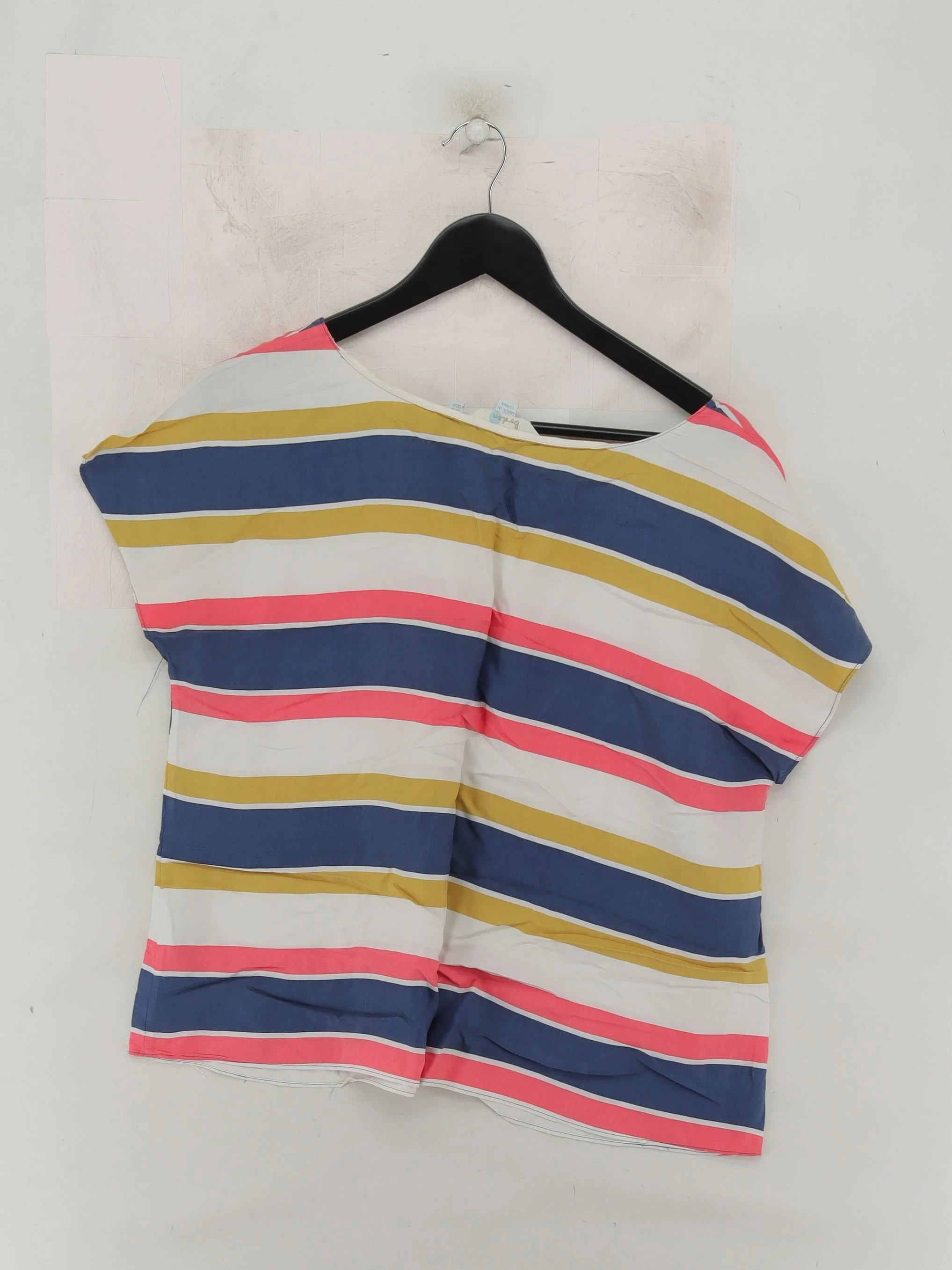 Boden Women's Top UK 16 Multi Viscose with Silk Basic - Image 2