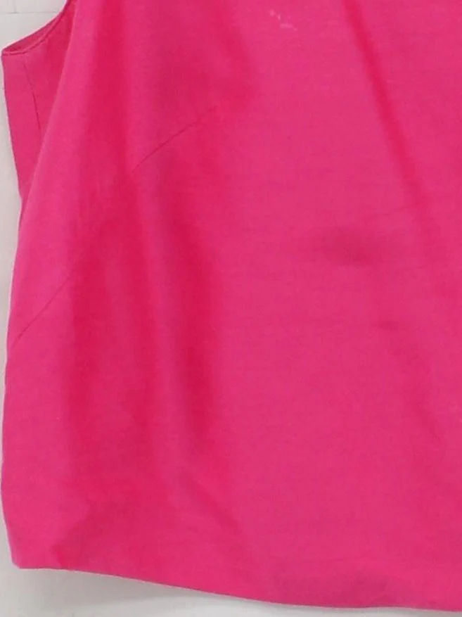 Boden Women's Top UK 16 Pink Wool with Viscose, Silk Sleeveless Round Neck Basic - Image 4