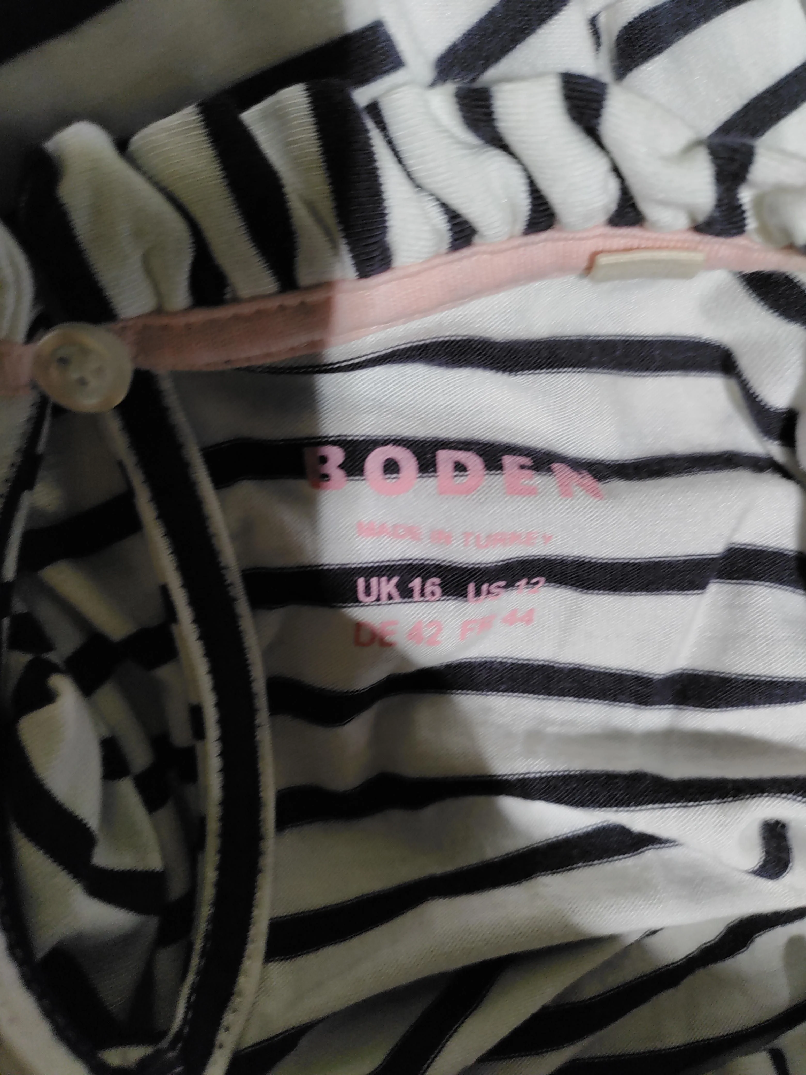Boden Women's Top UK 16 White Cotton with Lyocell Modal Basic - Image 5