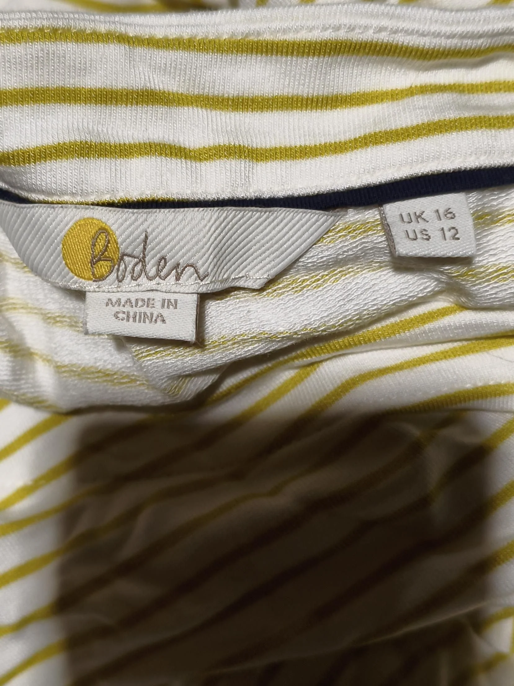 Boden Women's Top UK 16 White Viscose with Elastane Basic - Image 5