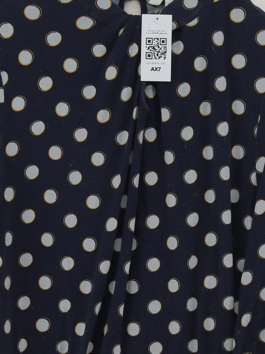 Boden Women's Top UK 18 Blue Viscose with Elastane Basic - Image 3