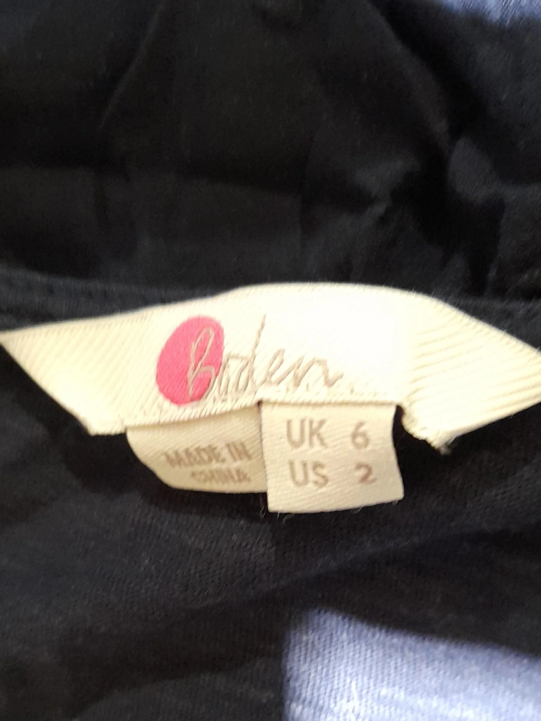 Boden Women's Top UK 6 Blue 100% Cotton Short Sleeve Round Neck Basic - Image 5