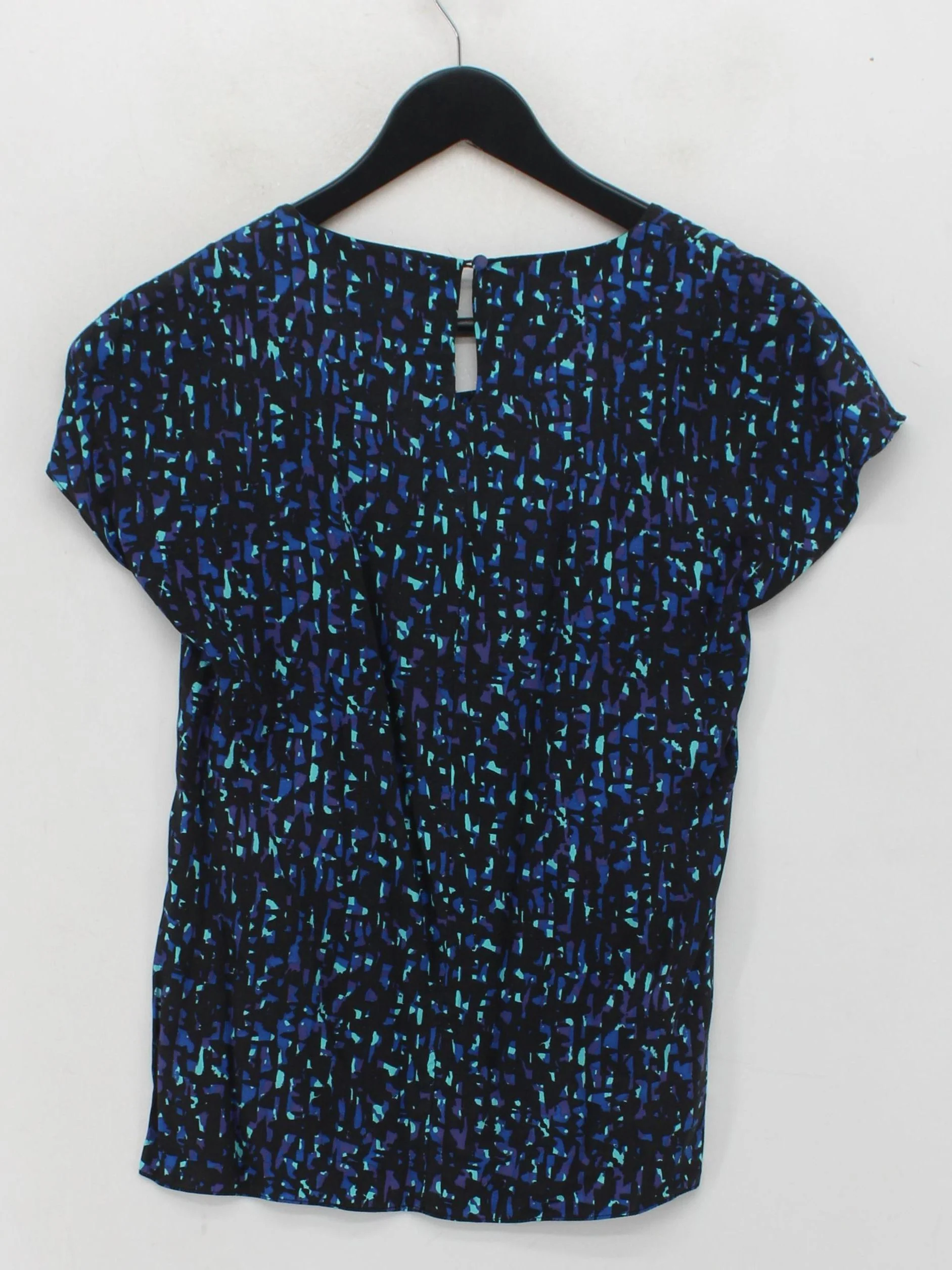 Boden Women's Top UK 8 Black Viscose with Silk Basic - Image 2