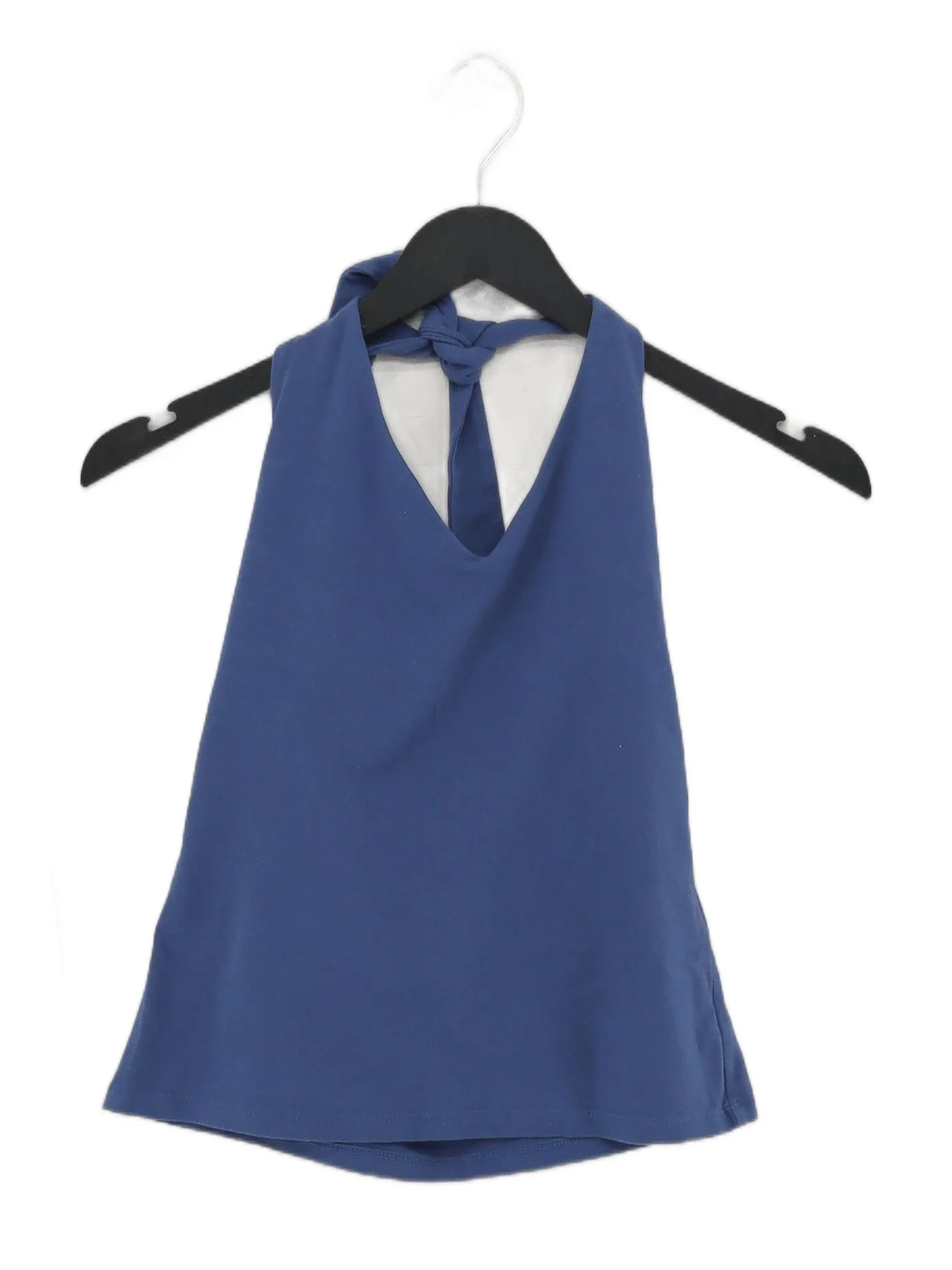 Boden Women's Top UK 8 Blue 100% Other Sleeveless V-Neck Basic