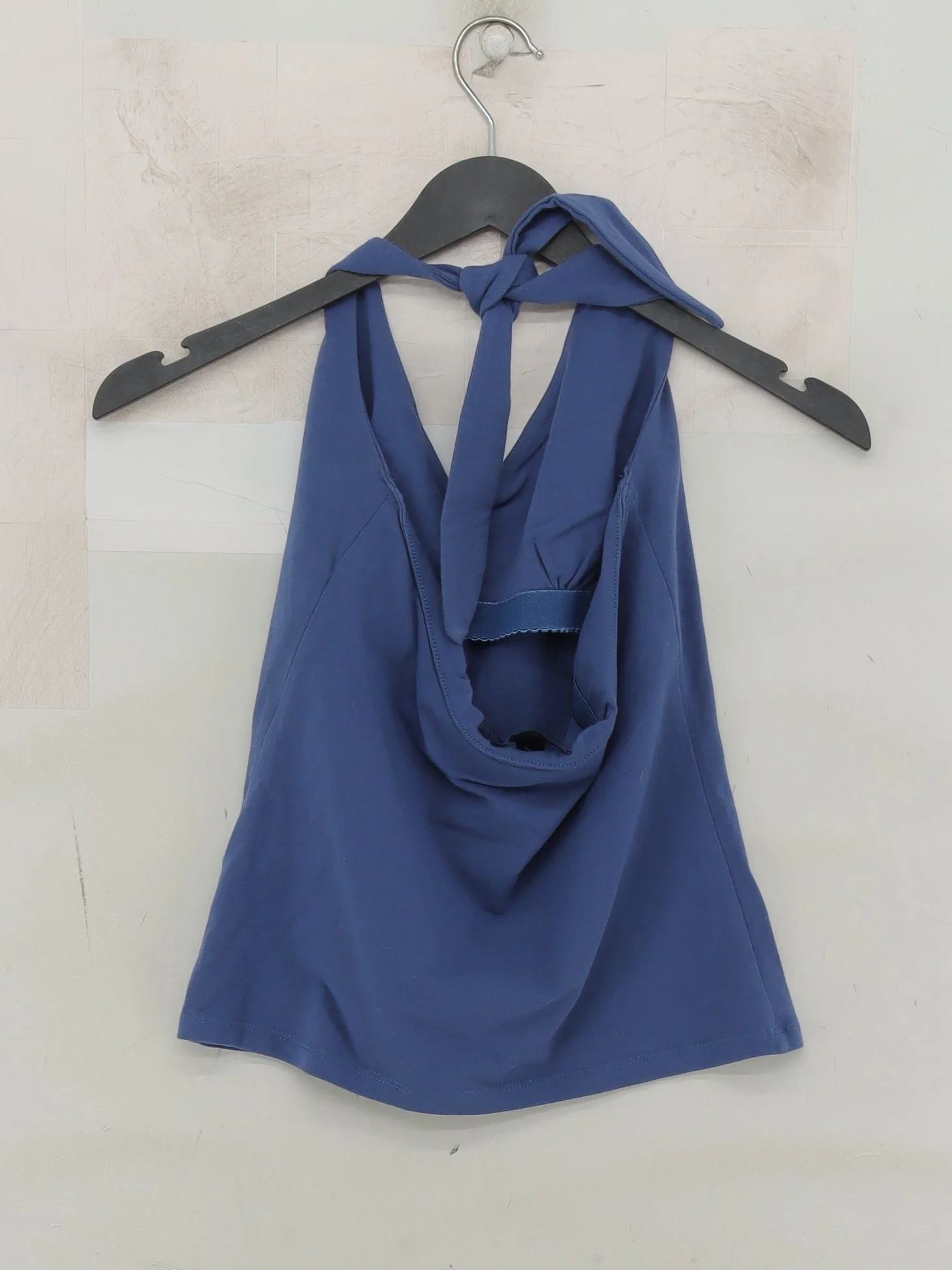Boden Women's Top UK 8 Blue 100% Other Sleeveless V-Neck Basic - Image 2