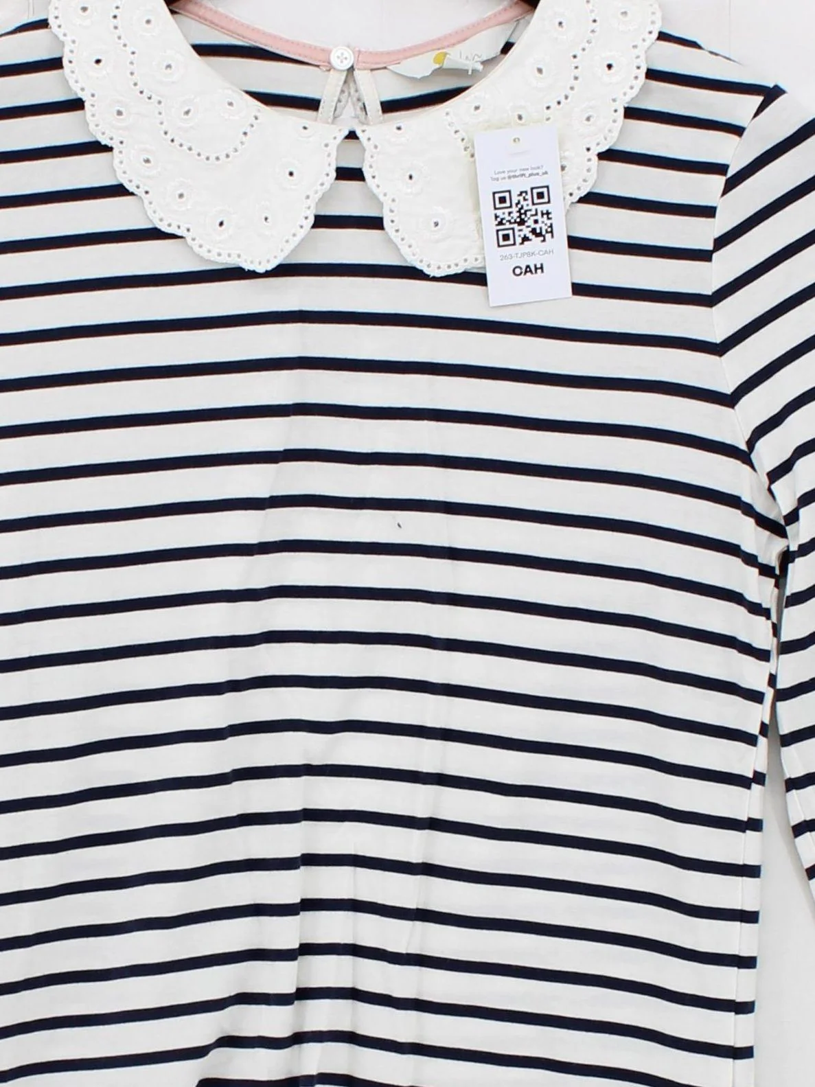 Boden Women's Top UK 8 White Cotton with Lyocell Modal Basic - Image 3
