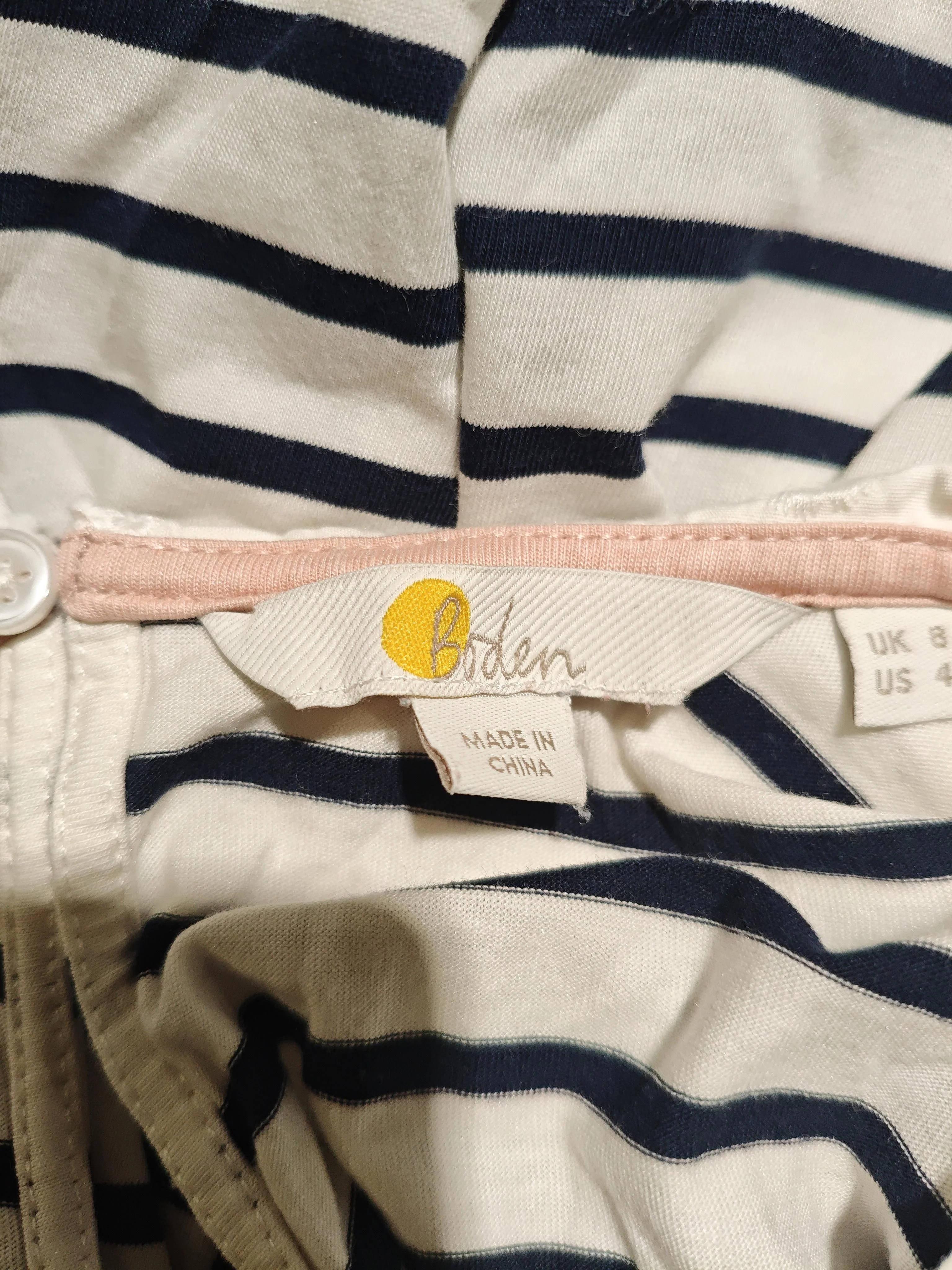 Boden Women's Top UK 8 White Cotton with Lyocell Modal Basic - Image 5