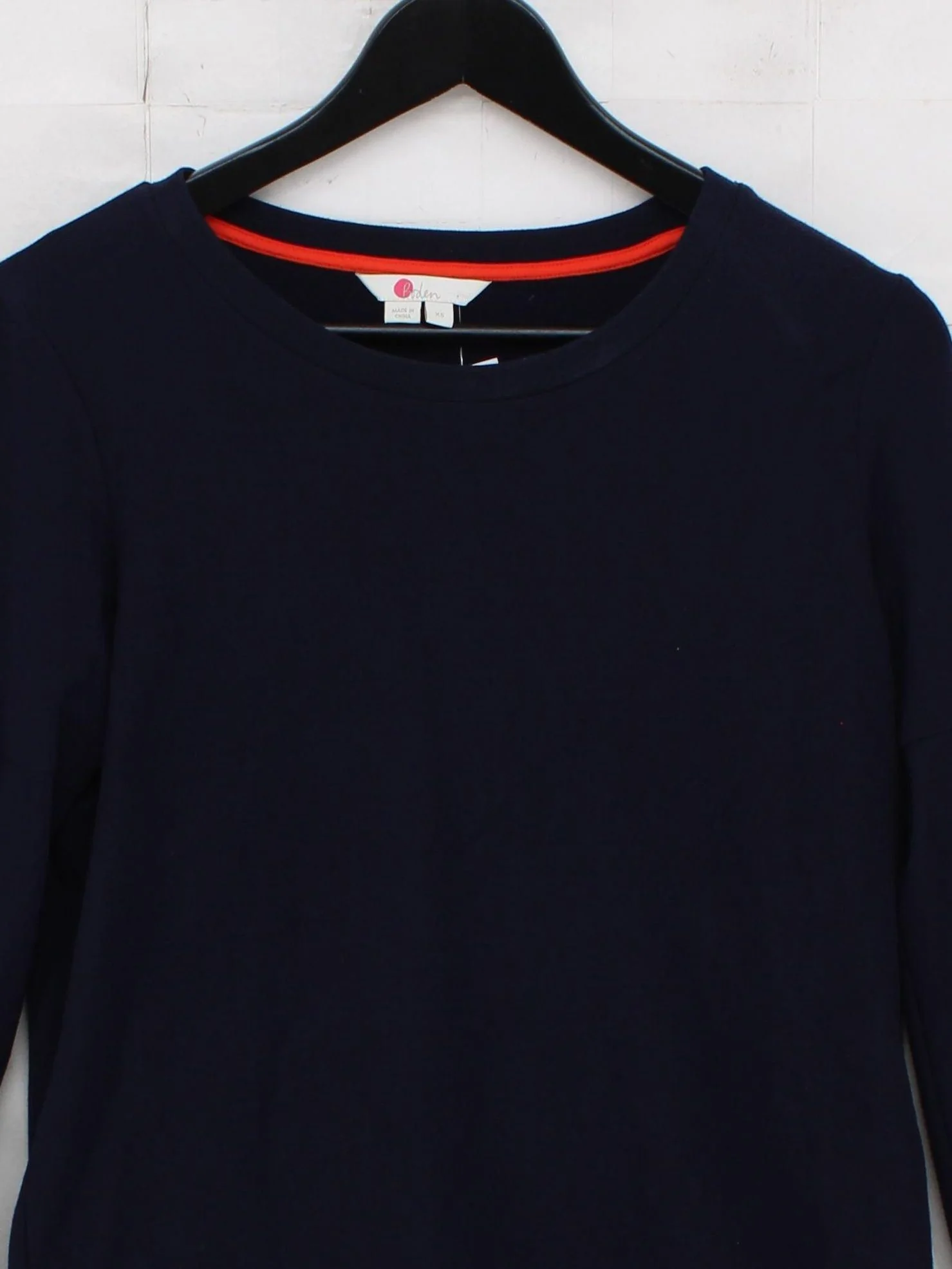 Boden Women's Top XS Blue Viscose with Cotton, Elastane Basic - Image 3