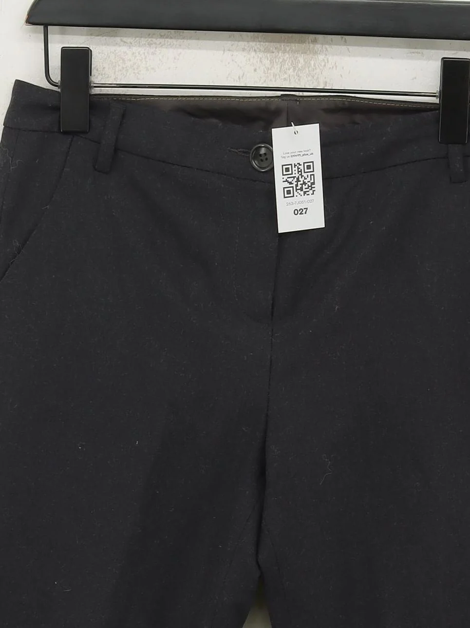Boden Women's Trousers UK 10 Black Wool - Image 3