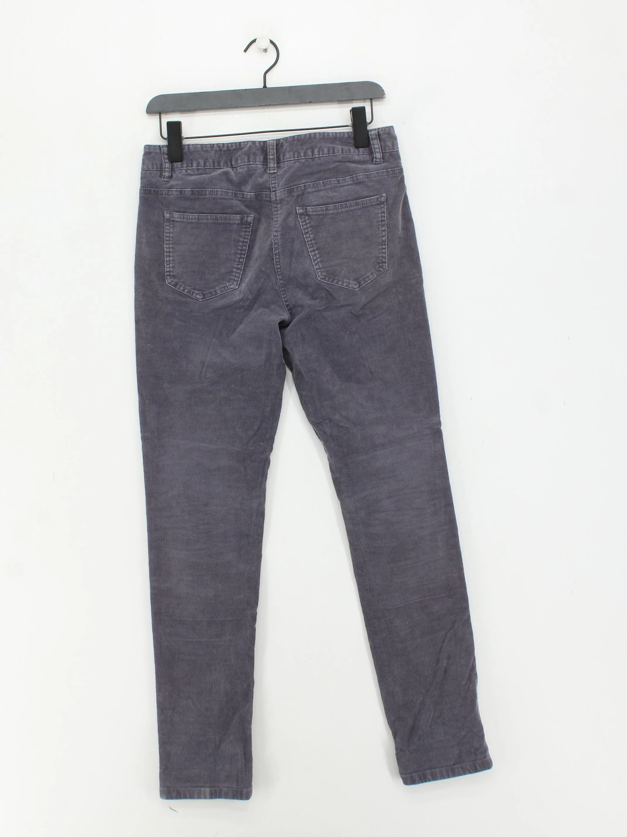 Boden Women's Trousers UK 10 Grey Cotton with Elastane Straight Chino - Image 2