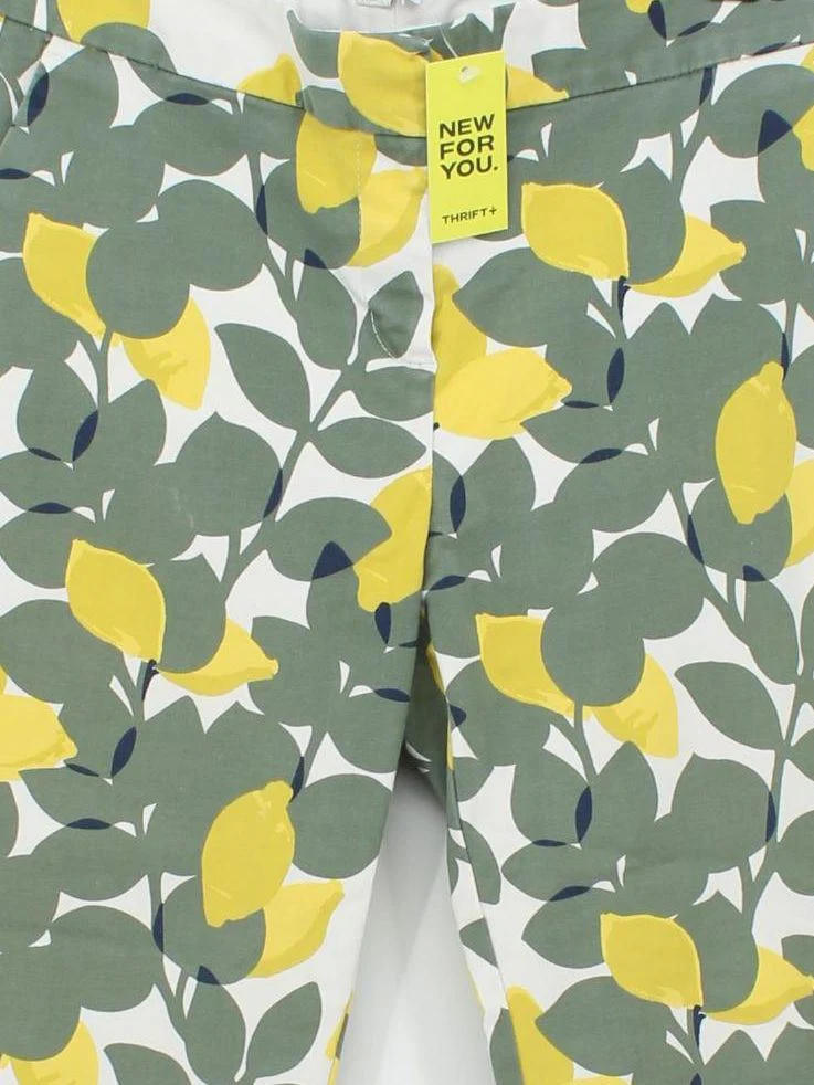 Boden Women's Trousers UK 10 Multi Cotton with Elastane Tapered Chino - Image 3