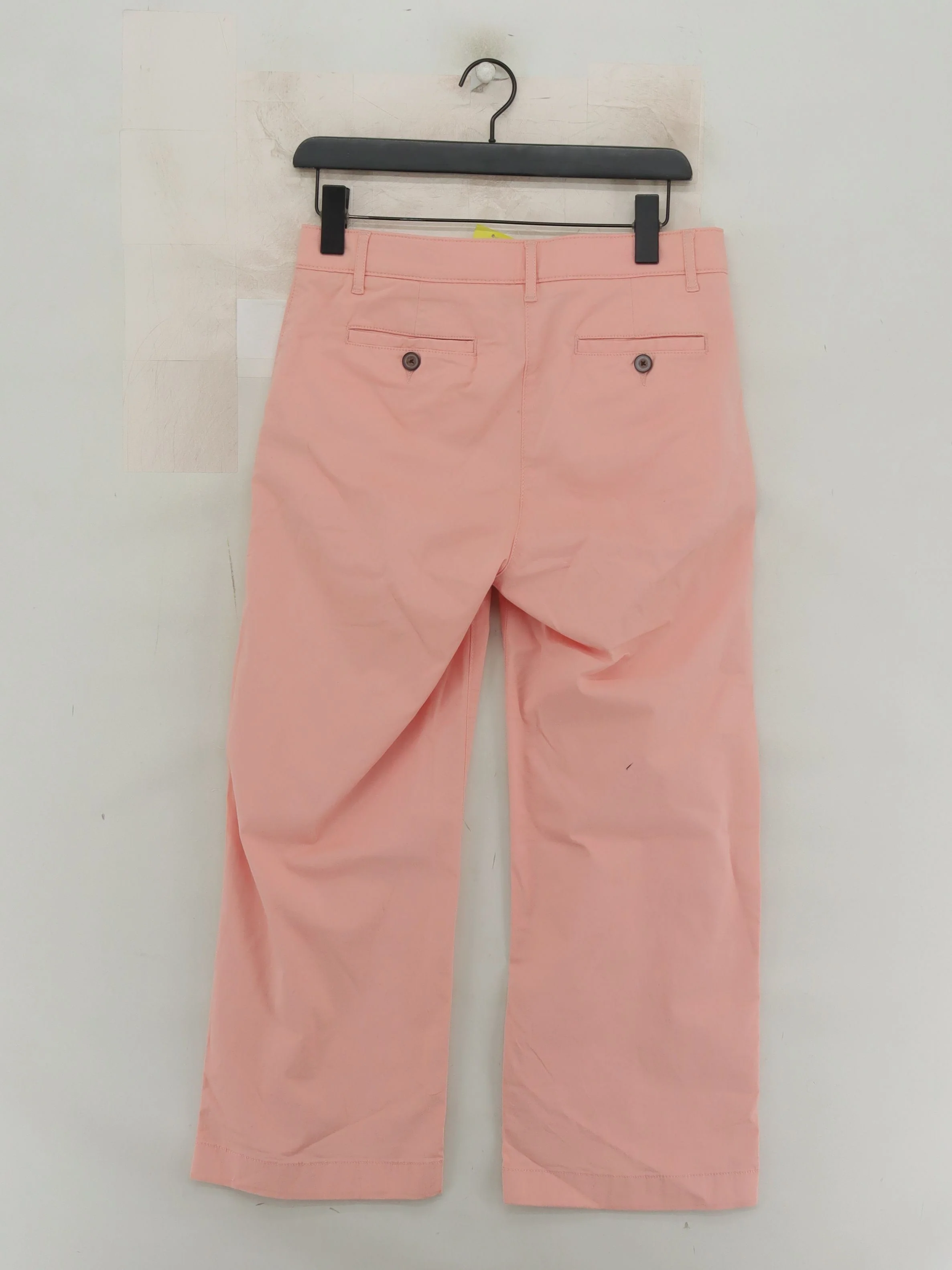 Boden Women's Trousers UK 10 Pink Cotton with Elastane Straight Capri - Image 2