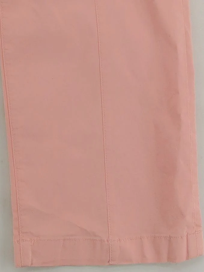 Boden Women's Trousers UK 10 Pink Cotton with Elastane Straight Capri - Image 4