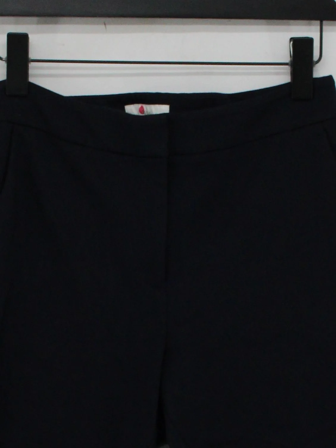 Boden Women's Trousers UK 12 Black Viscose with Polyamide, Elastane Chino - Image 3