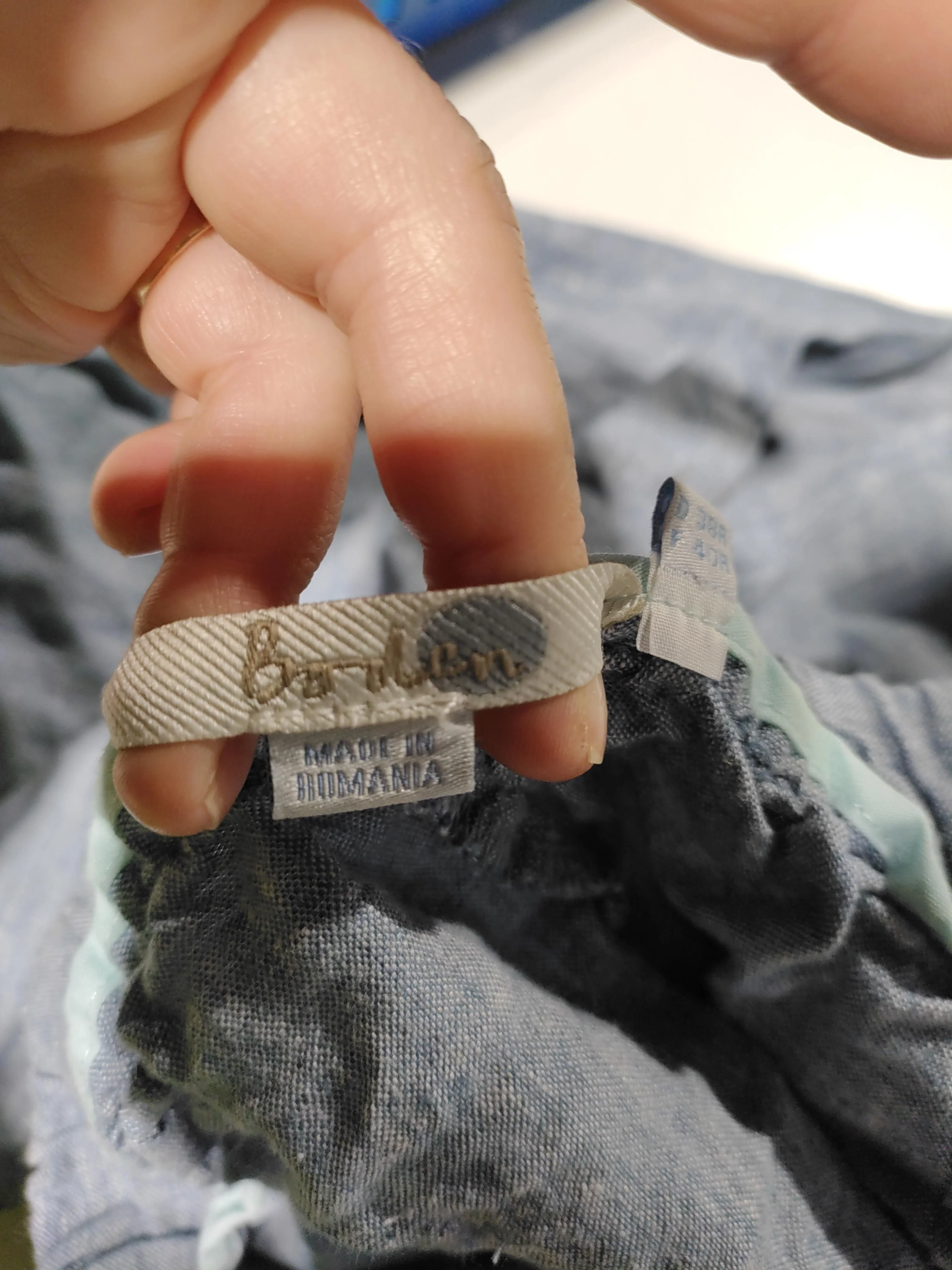 Boden Women's Trousers UK 12 Blue 100% Linen Tapered Capri - Image 5