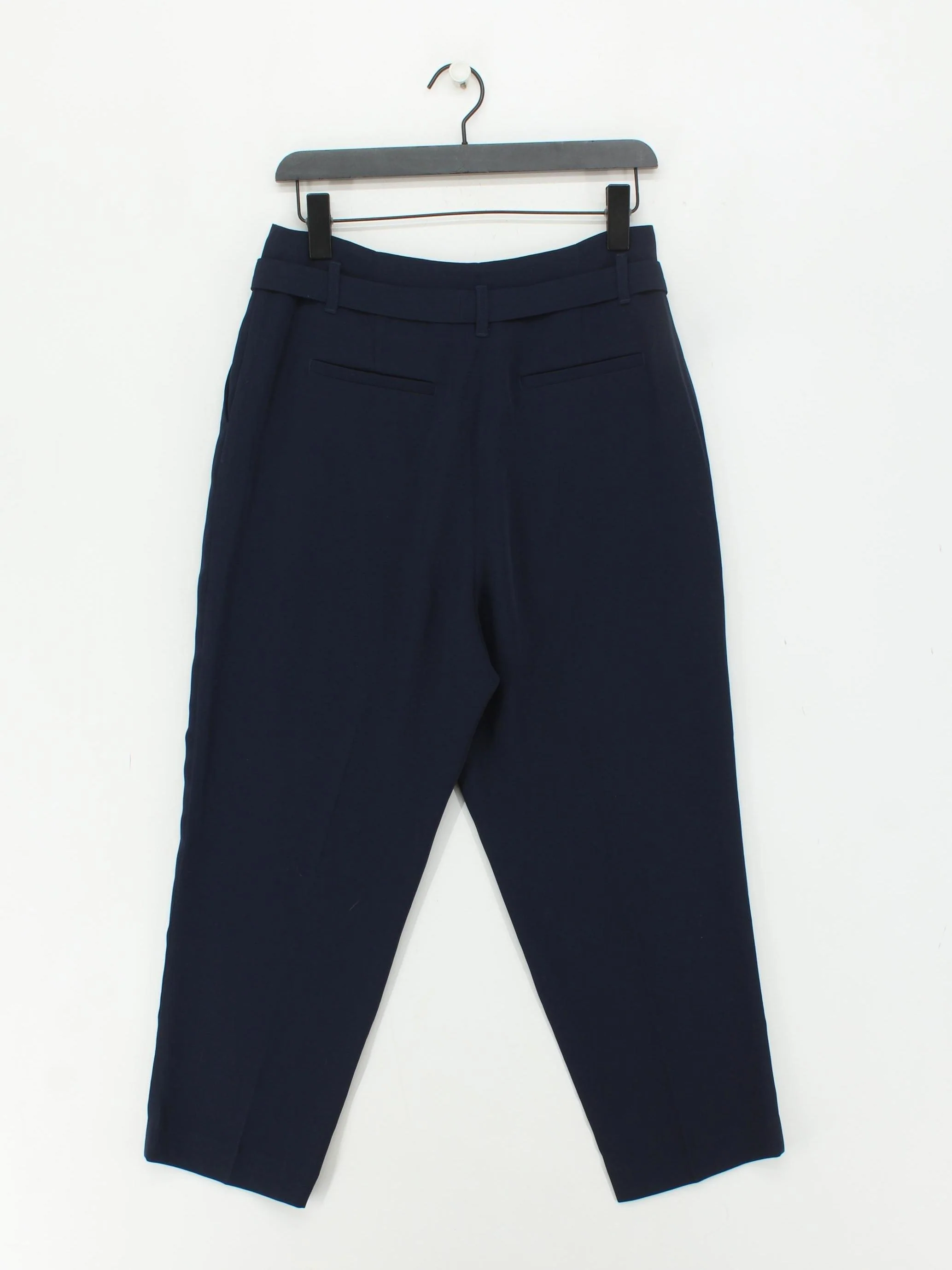 Boden Women's Trousers UK 12 Blue 100% Other Tapered Cropped - Image 2