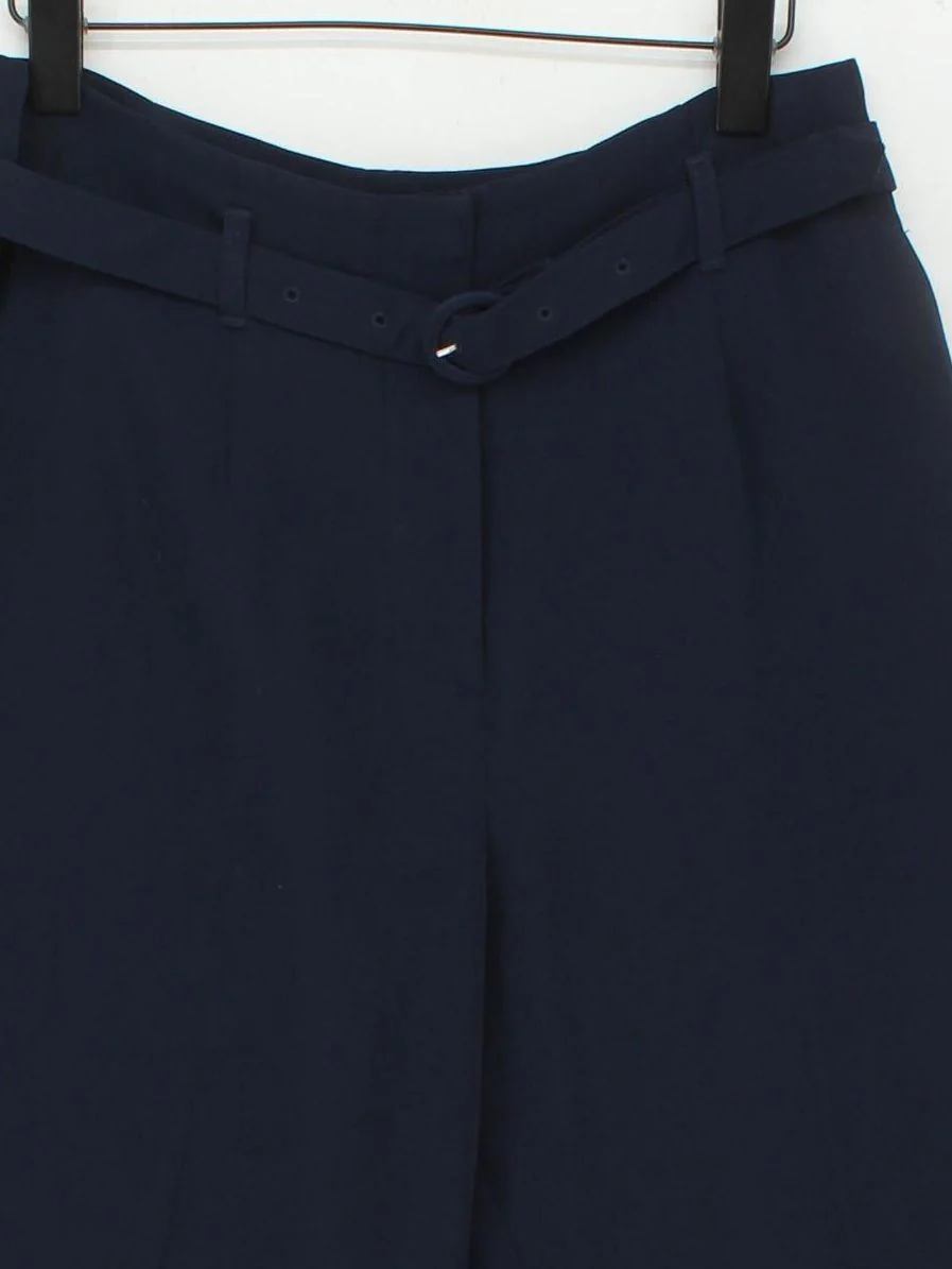Boden Women's Trousers UK 12 Blue 100% Other Tapered Cropped - Image 3