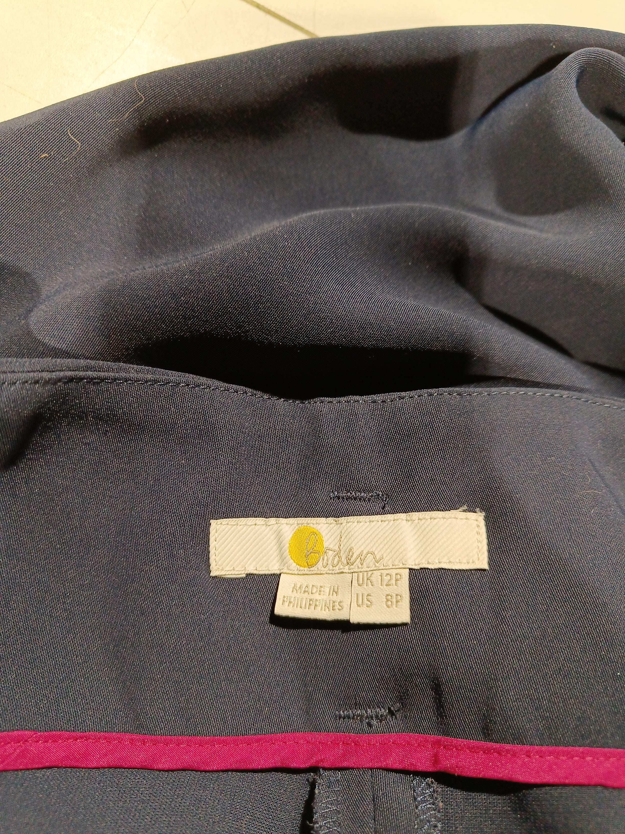 Boden Women's Trousers UK 12 Blue 100% Other Tapered Cropped - Image 6
