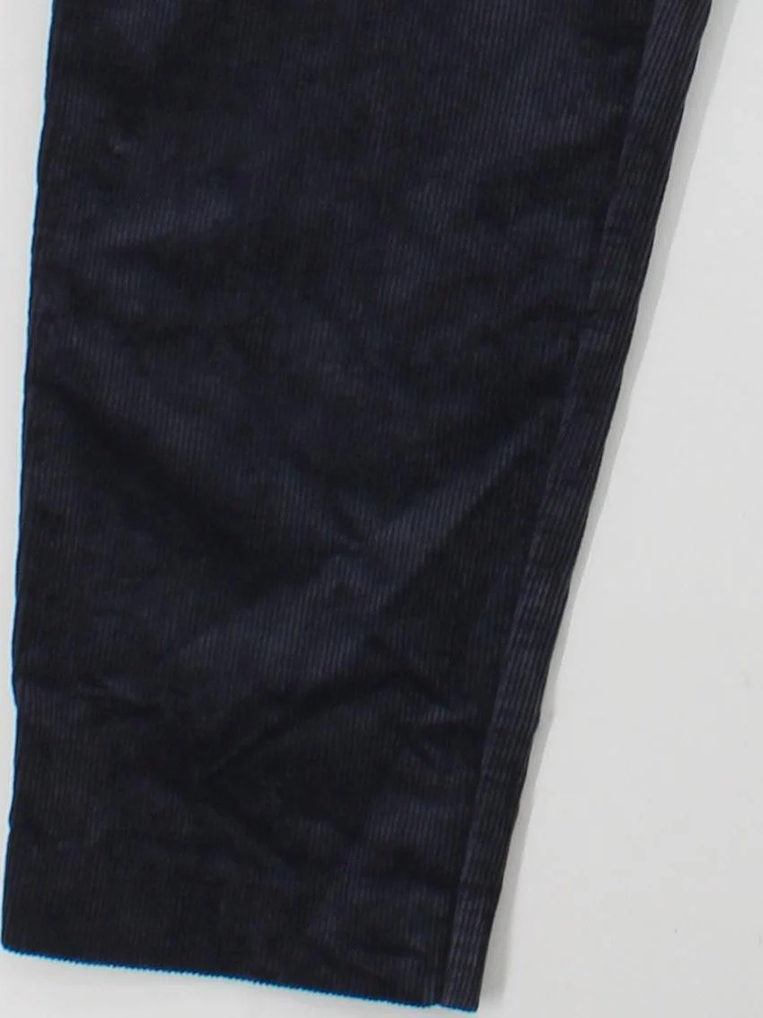 Boden Women's Trousers UK 12 Blue Cotton with Viscose, Elastane Straight Cropped - Image 4