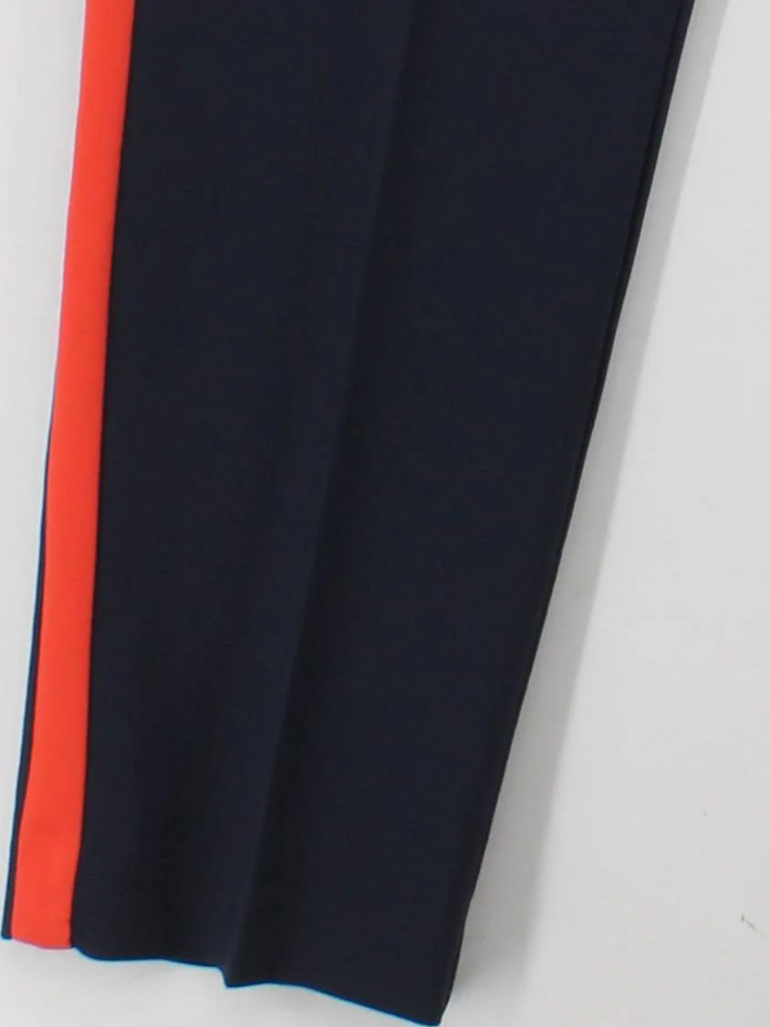 Boden Women's Trousers UK 12 Blue Polyester with Viscose, Elastane Chino - Image 4