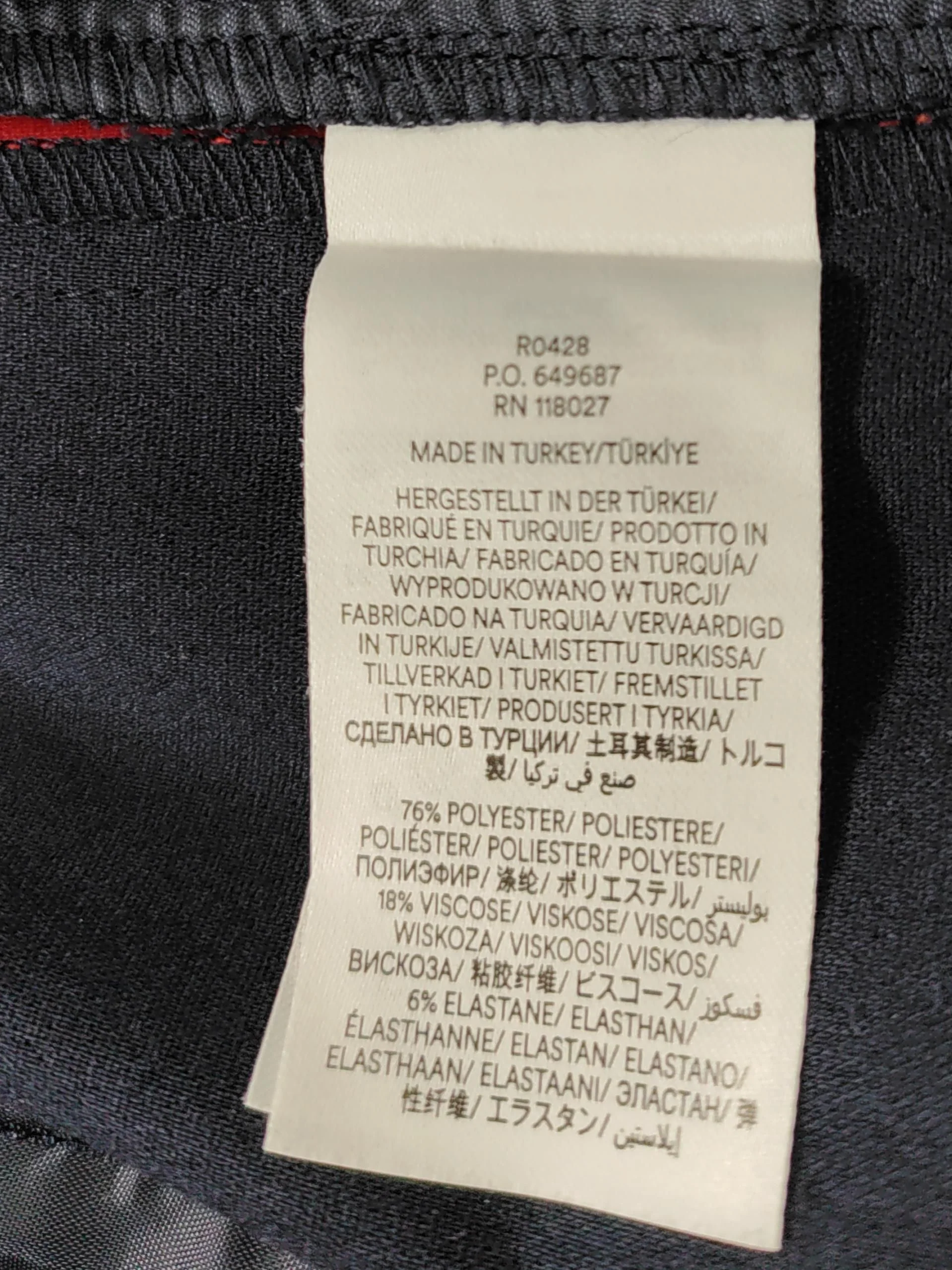 Boden Women's Trousers UK 12 Blue Polyester with Viscose, Elastane Chino - Image 6