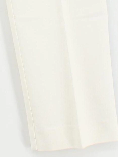 Boden Women's Trousers UK 12 Cream Cotton with Elastane Straight Chino - Image 4