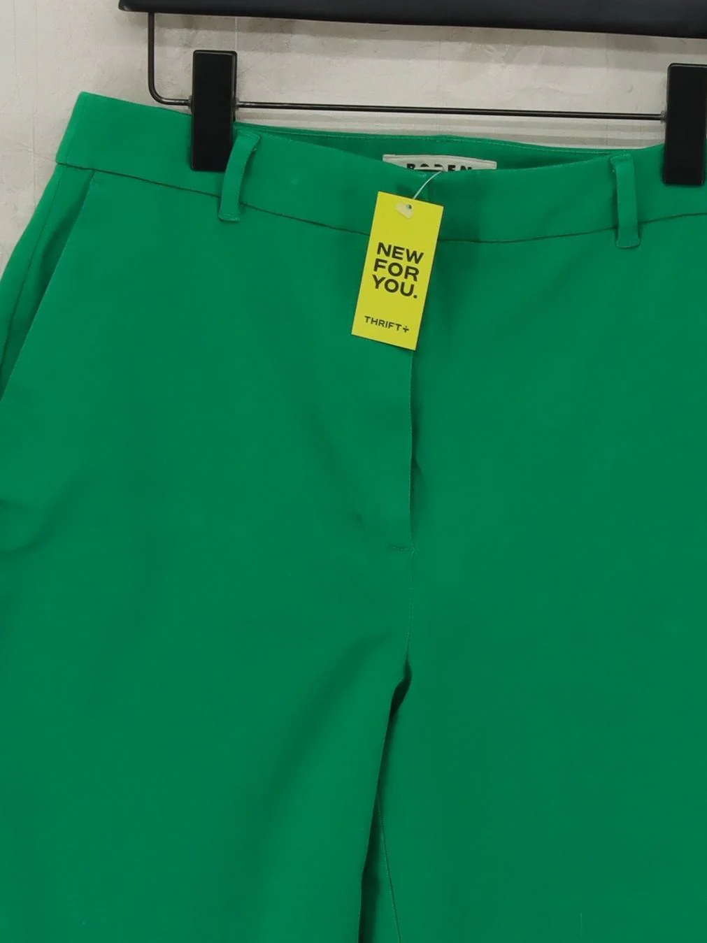 Boden Women's Trousers UK 12 Green 100% Other Straight Chino - Image 3