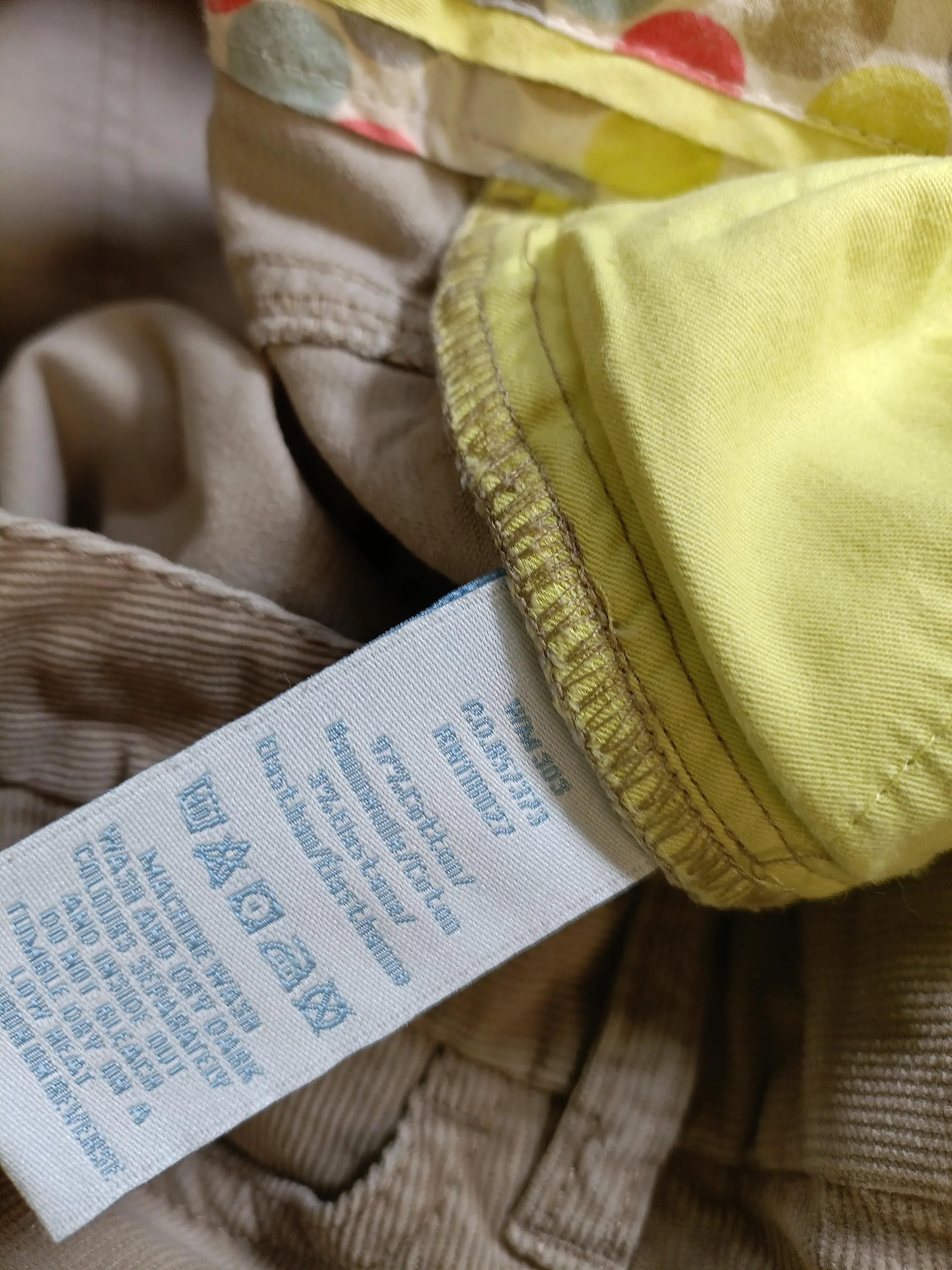 Boden Women's Trousers UK 12 Tan Cotton with Elastane Straight Chino - Image 6