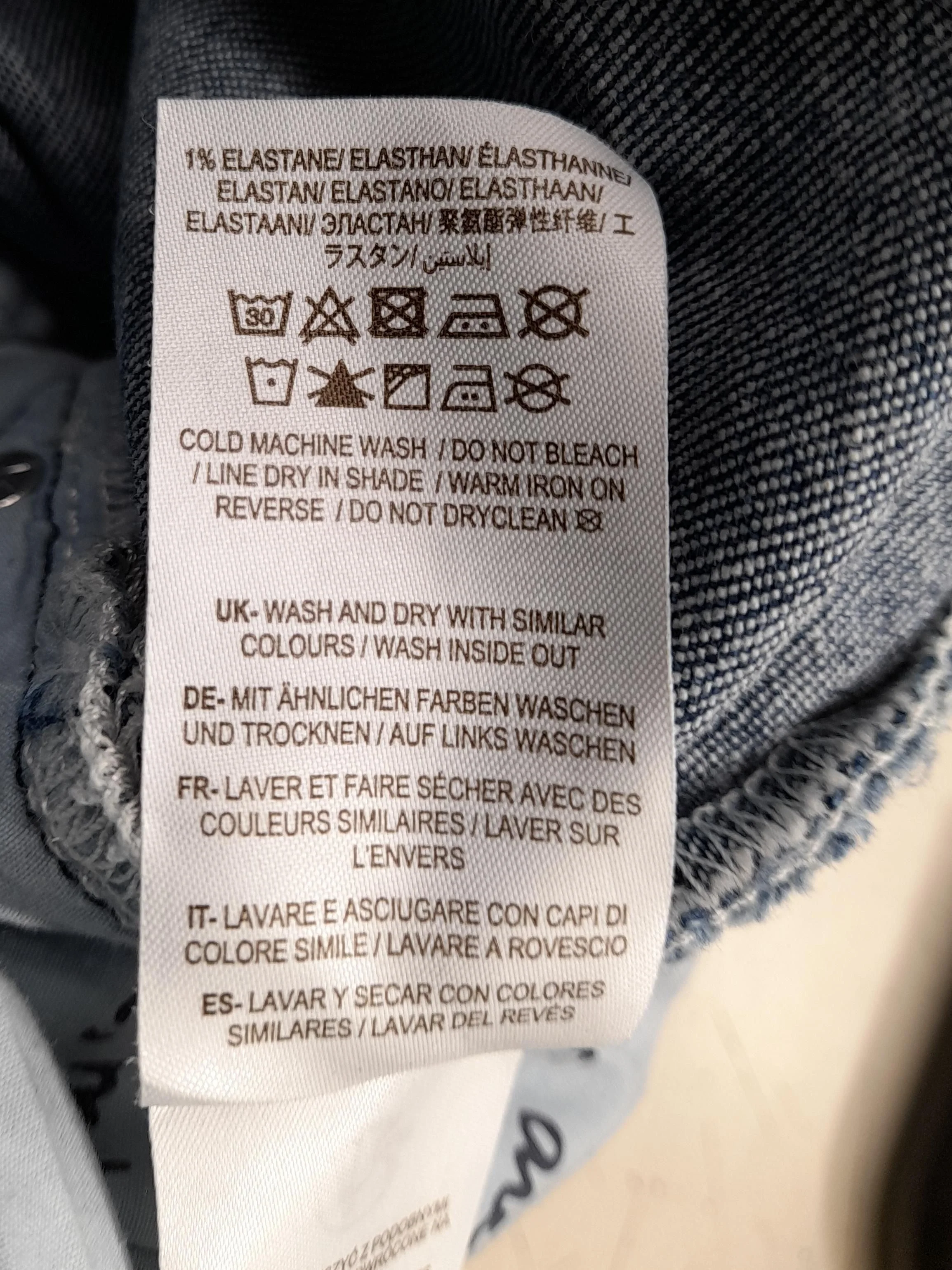 Boden Women's Trousers UK 14 Blue Cotton with Elastane Tapered Cargo - Image 6