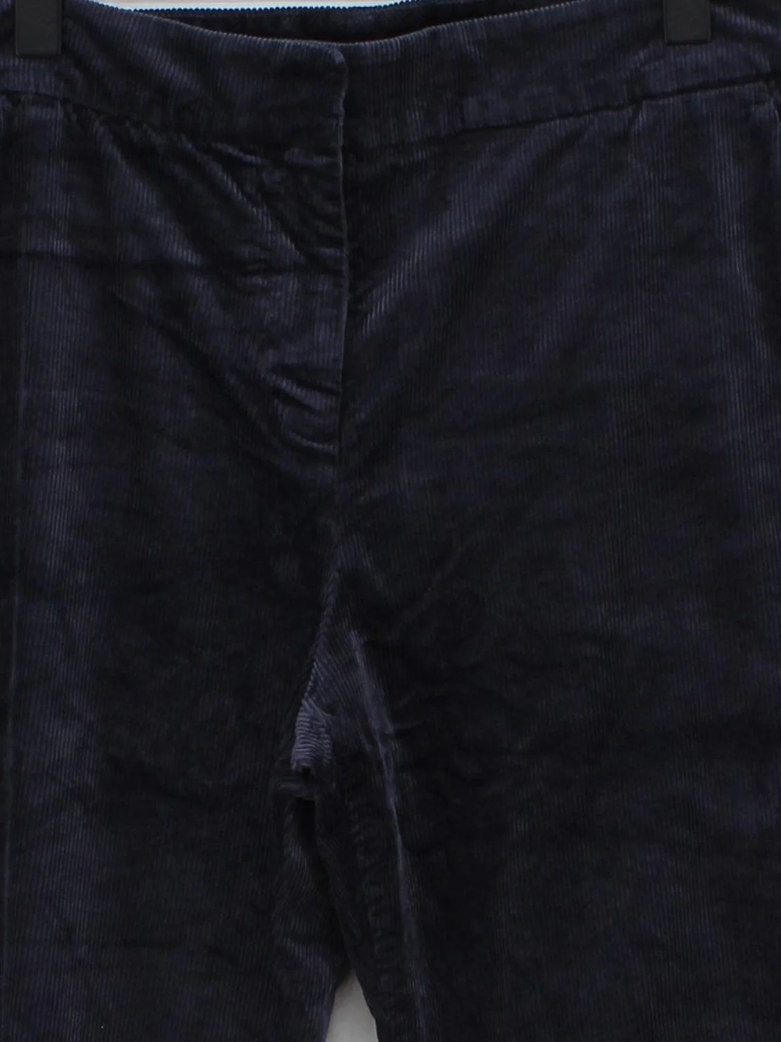 Boden Women's Trousers UK 14 Blue Cotton with Viscose, Elastane Straight Chino - Image 3