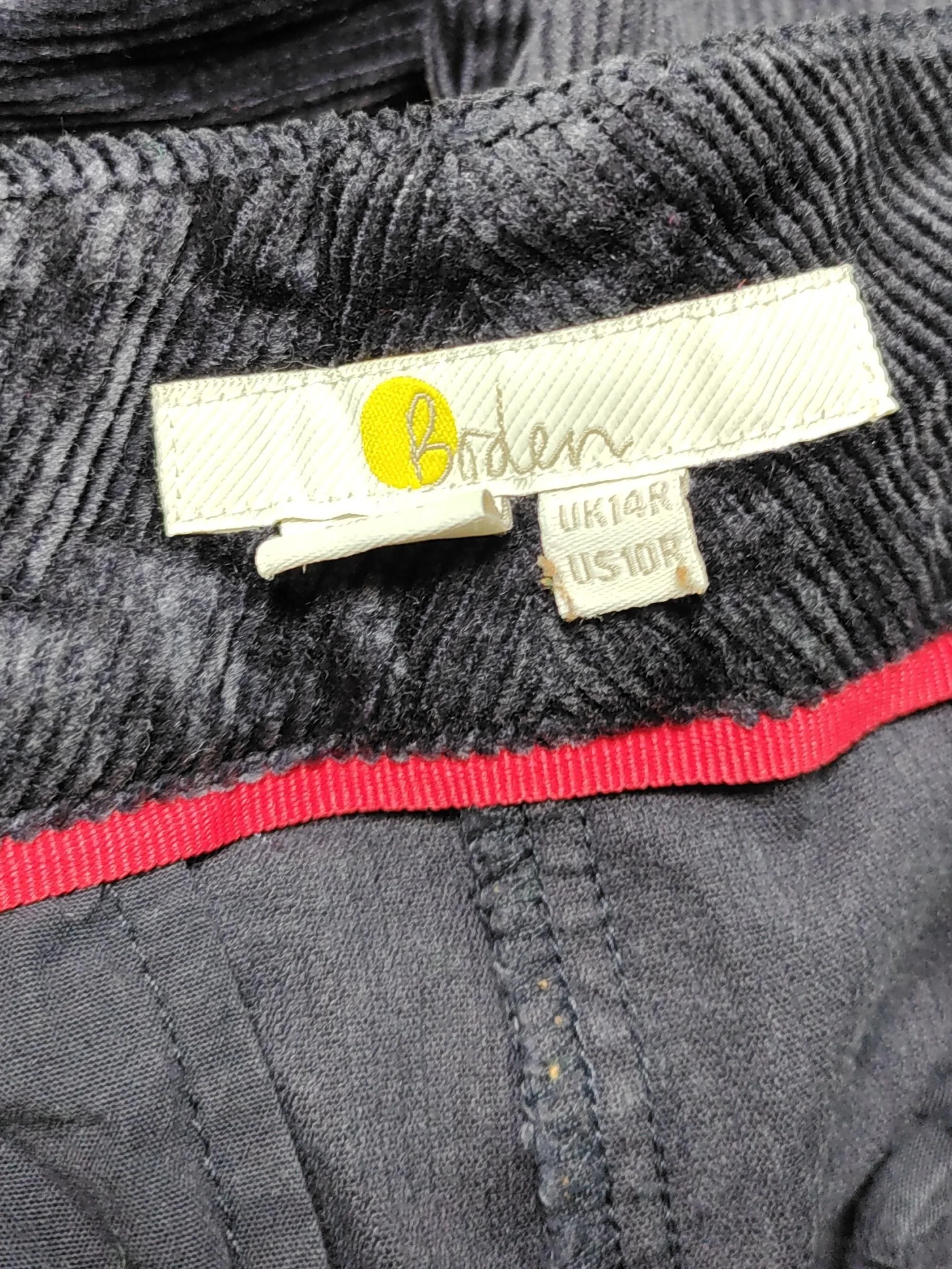 Boden Women's Trousers UK 14 Blue Cotton with Viscose, Elastane Straight Chino - Image 5