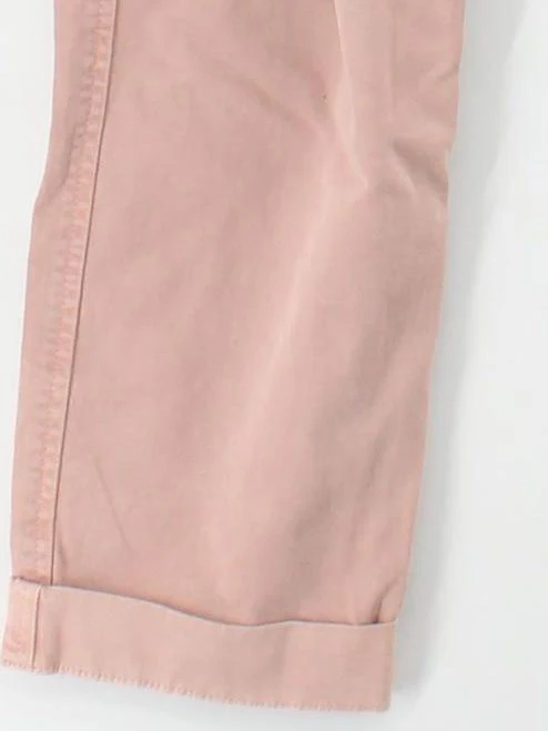 Boden Women's Trousers UK 14 Pink Cotton with Elastane Tapered Cargo - Image 4