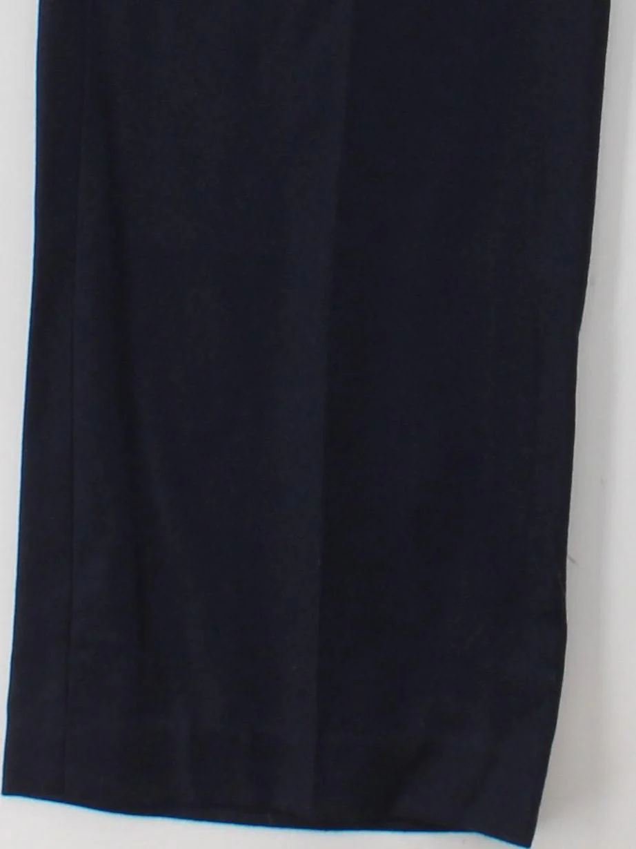 Boden Women's Trousers UK 16 Blue Wool with Polyamide, Polyester Straight Chino - Image 4