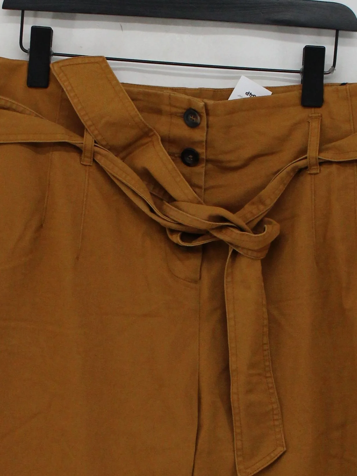 Boden Women's Trousers UK 18 Tan 100% Other Tapered Cropped - Image 3