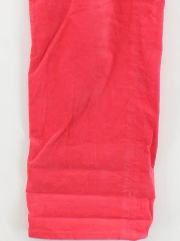 Boden Women's Trousers UK 20 Red Cotton with Elastane Straight Cropped - Image 4