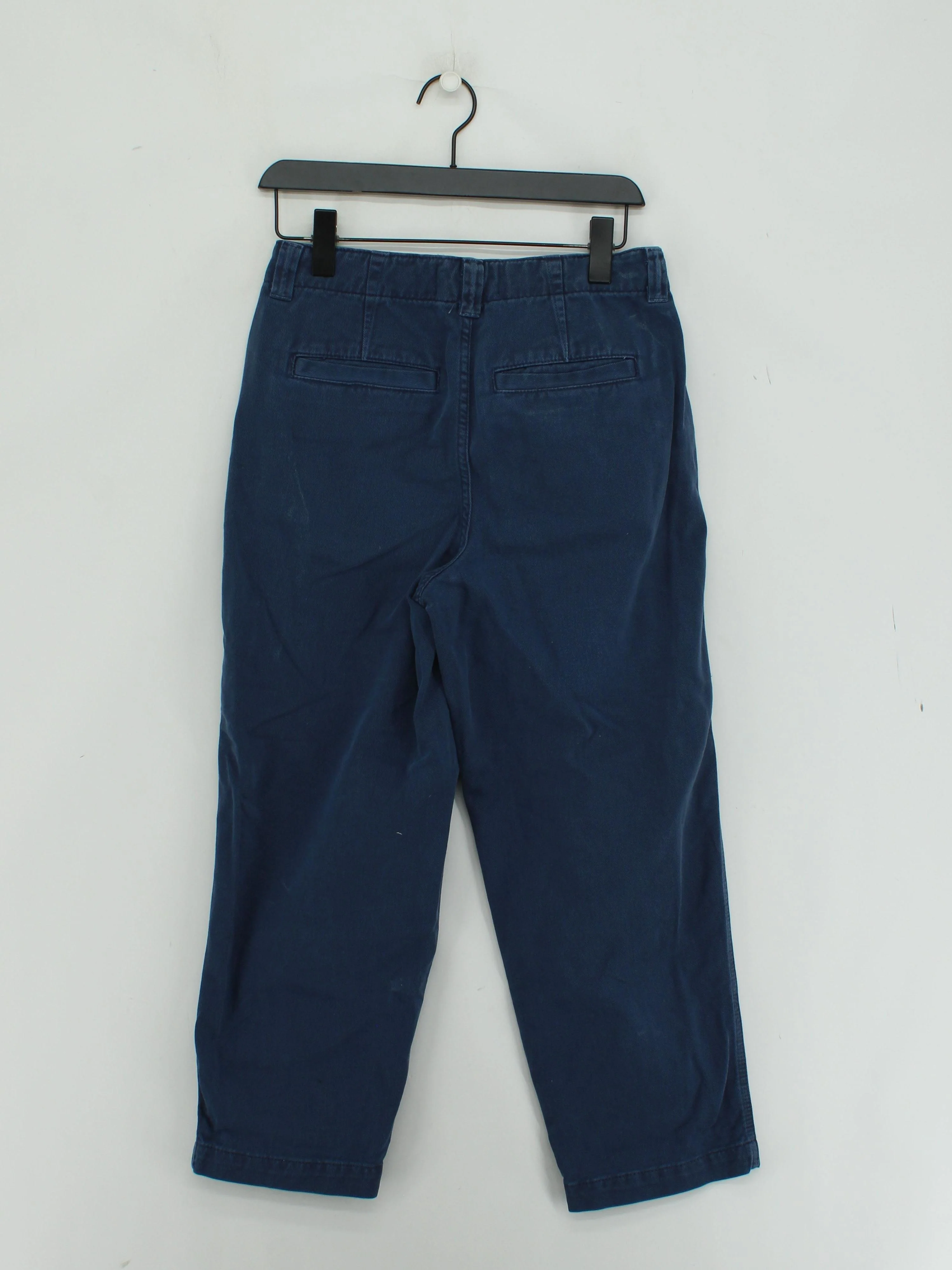 Boden Women's Trousers UK 8 Blue 100% Cotton Tapered Chino - Image 2
