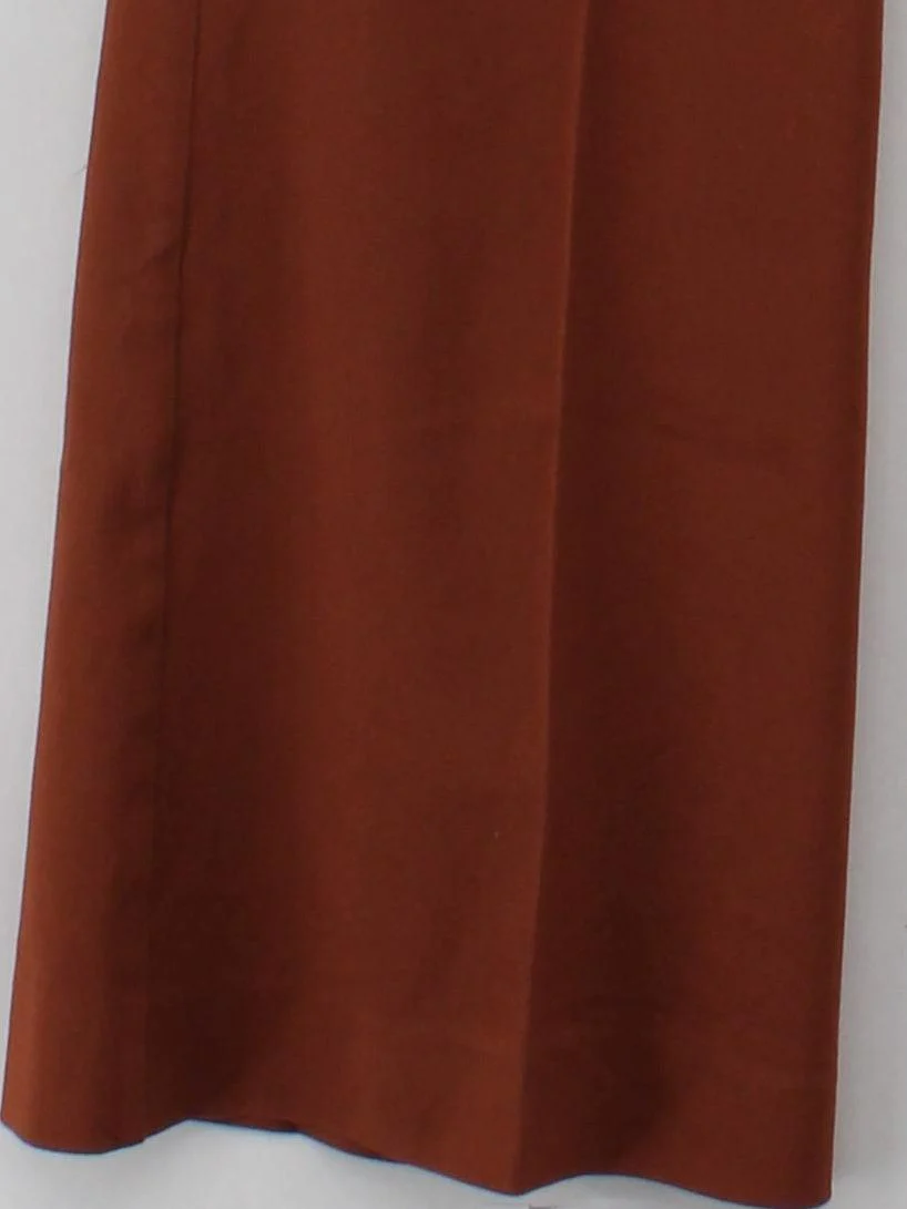 Boden Women's Trousers UK 8 Brown 100% Other Wide-Leg Chino - Image 4