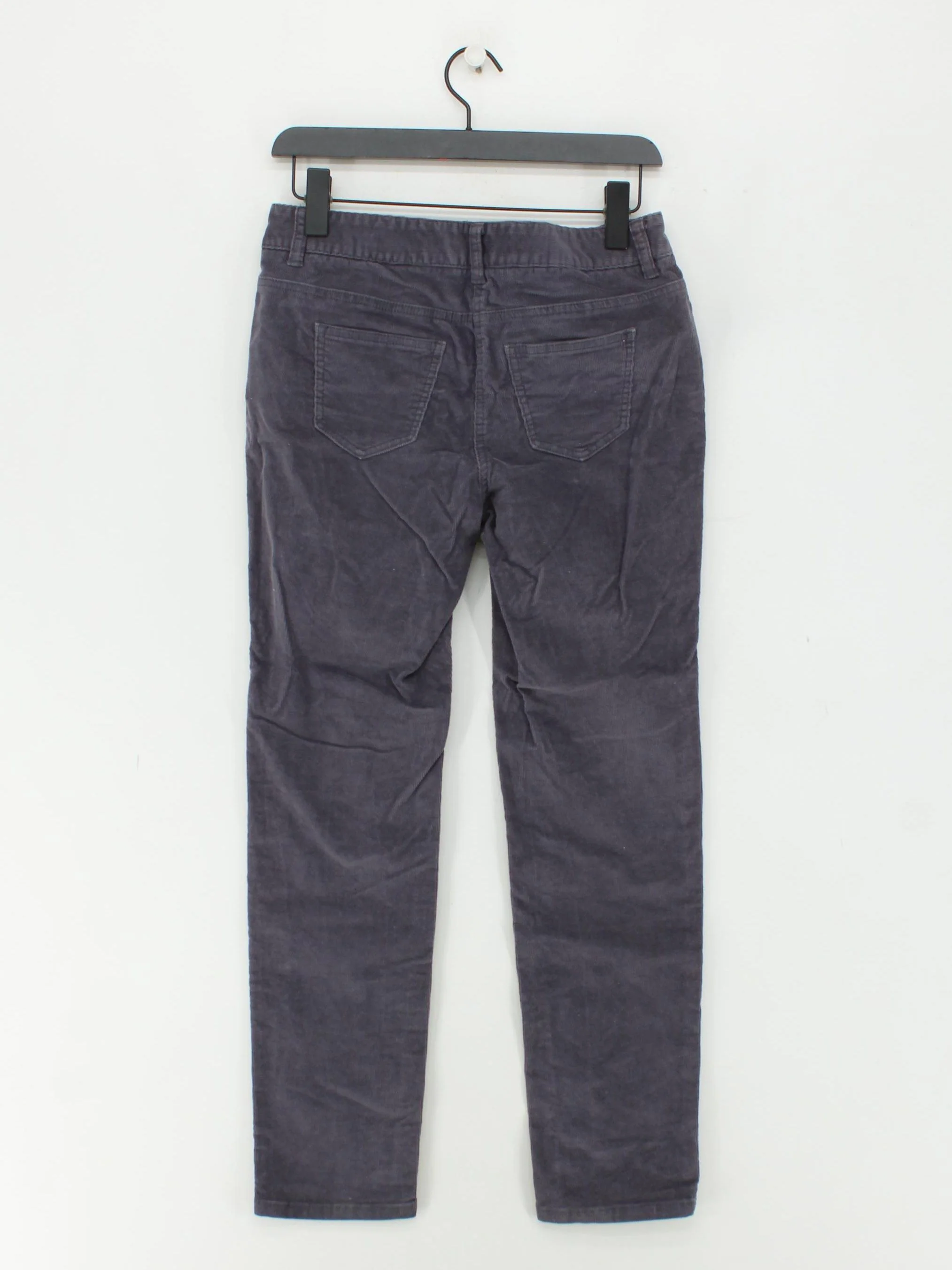 Boden Women's Trousers UK 8 Grey Cotton with Elastane Straight Chino - Image 2