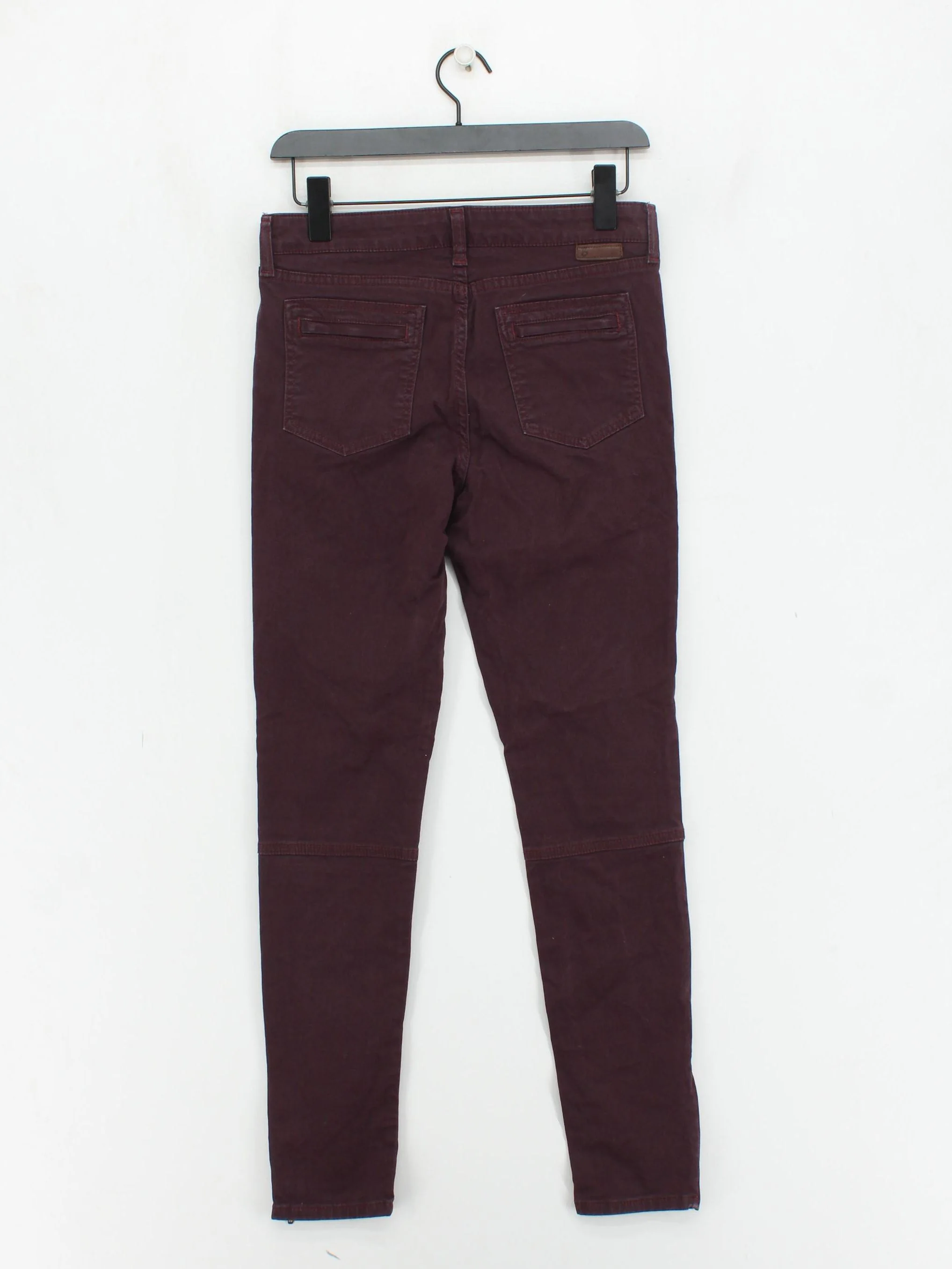 Boden Women's Trousers UK 8 Red Cotton with Elastane Skinny Chino - Image 2