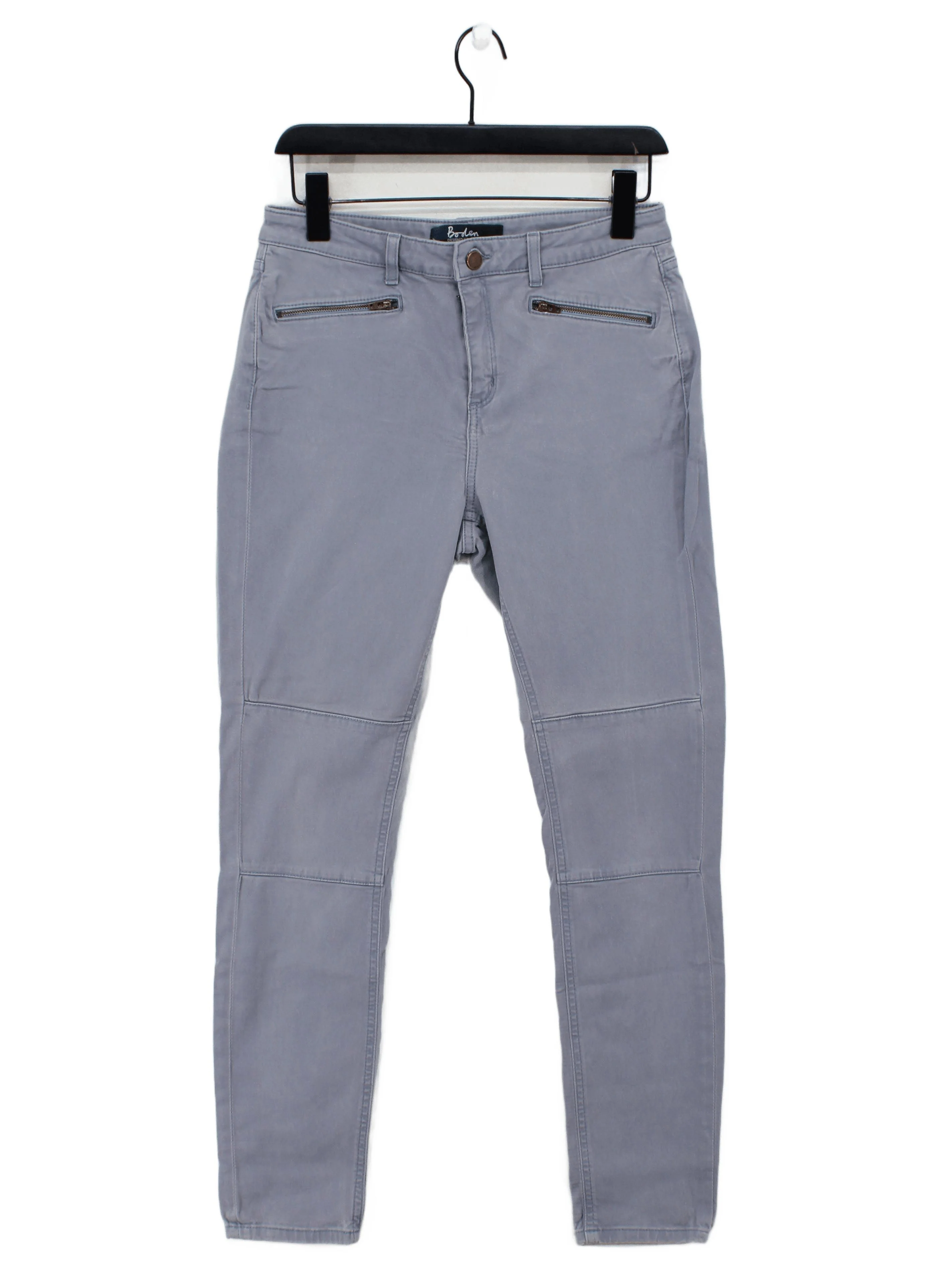 Boden Women's Trousers W 30 in Blue Cotton with Elastane Skinny Chino