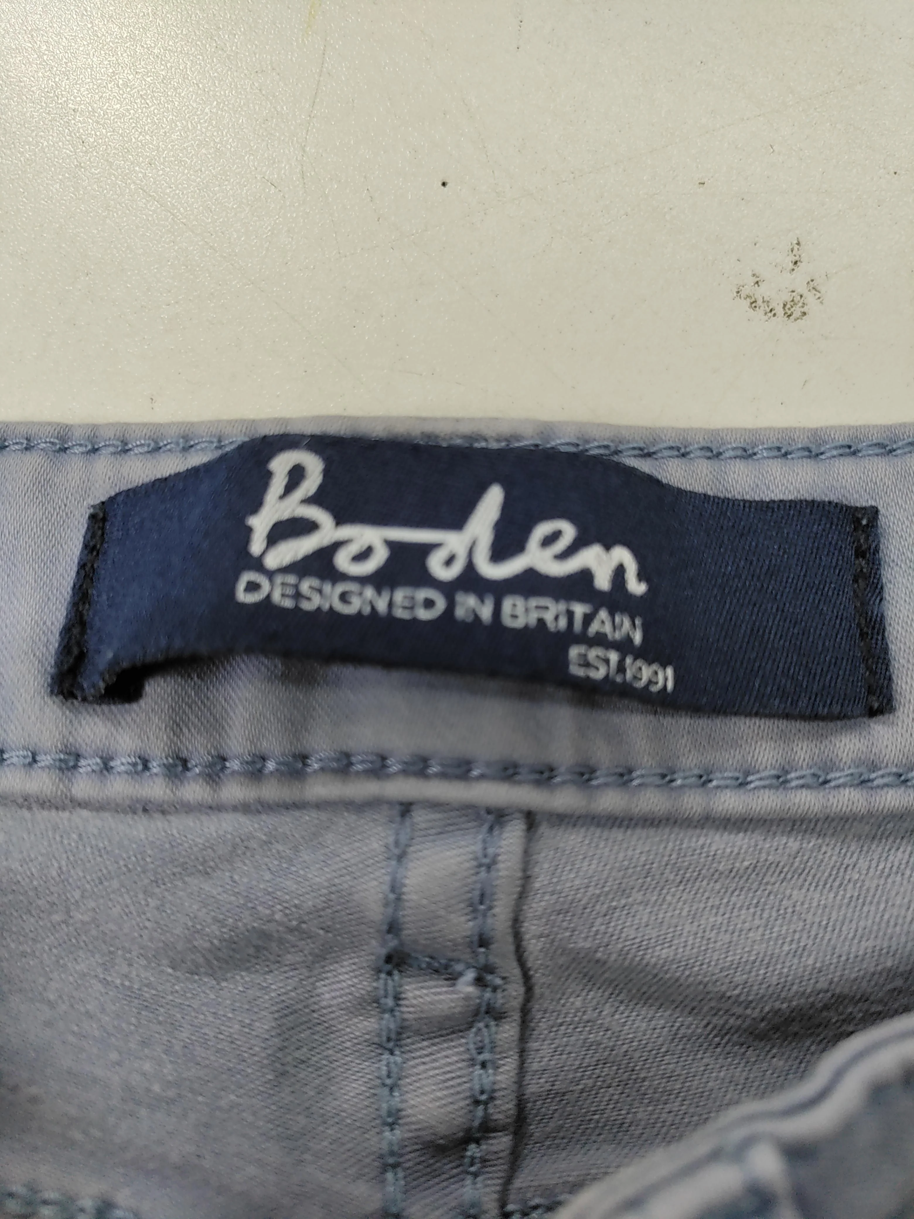 Boden Women's Trousers W 30 in Blue Cotton with Elastane Skinny Chino - Image 7
