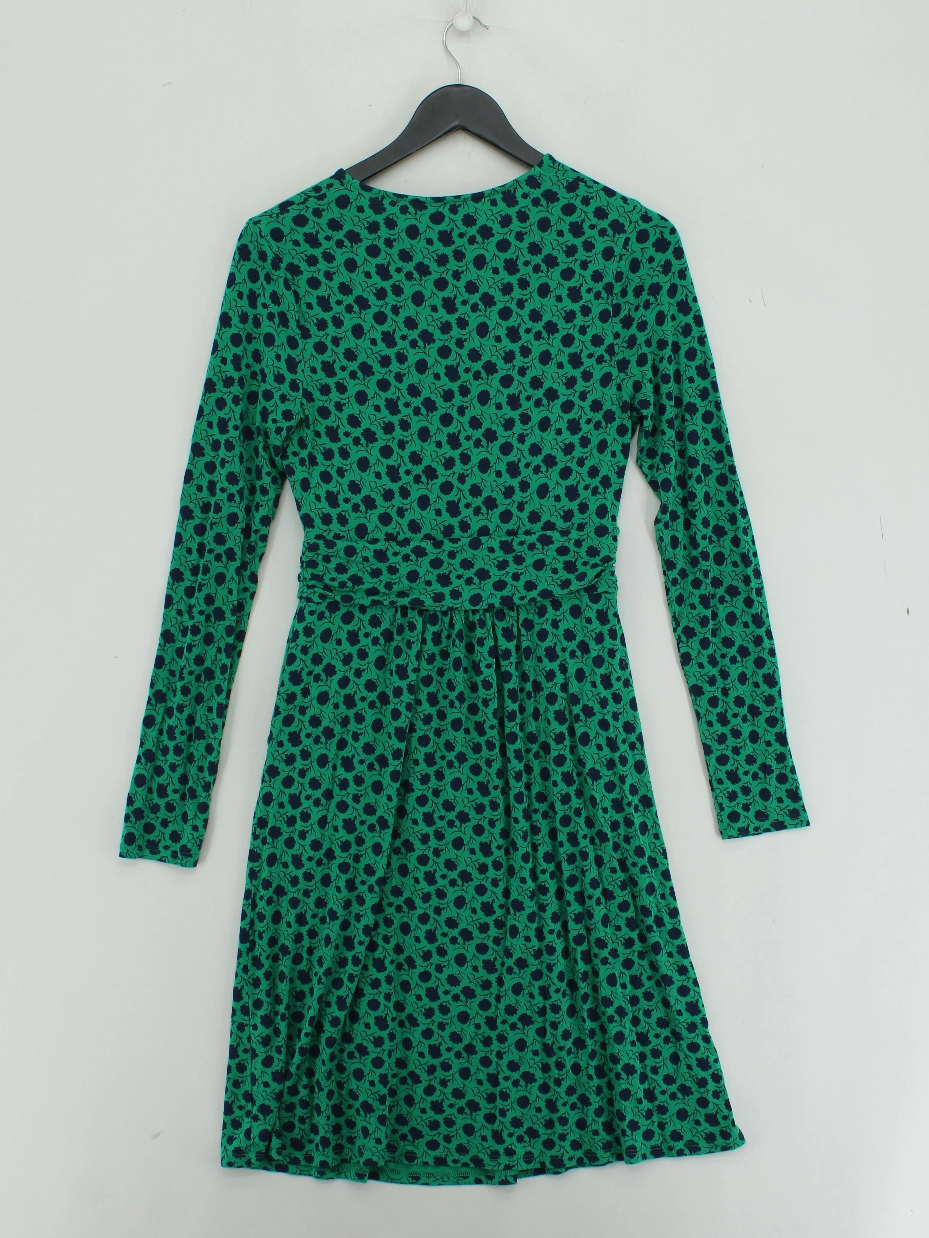 Boden Wrap Midi Dress UK10 in Green - Image 2