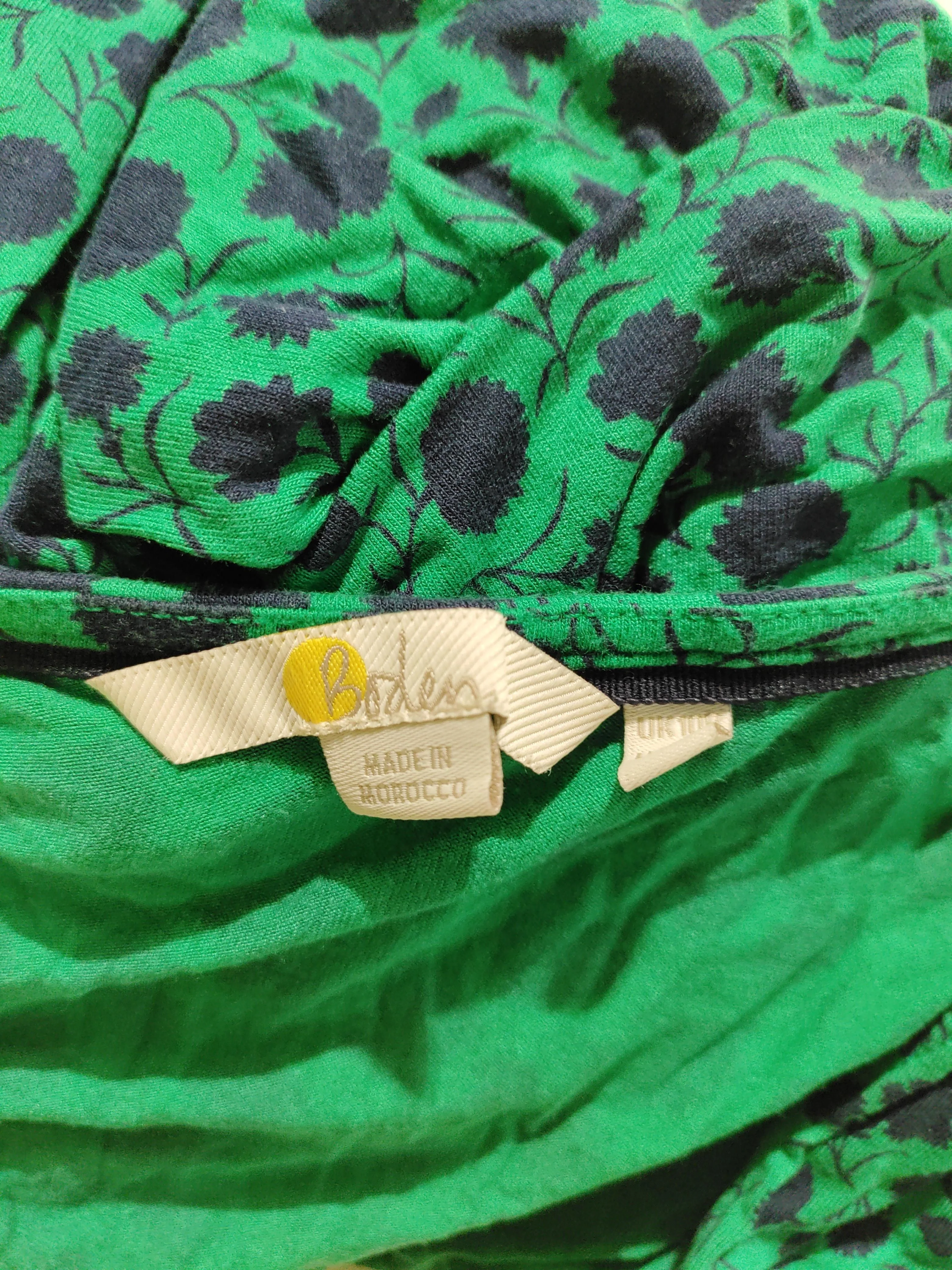 Boden Wrap Midi Dress UK10 in Green - Image 5