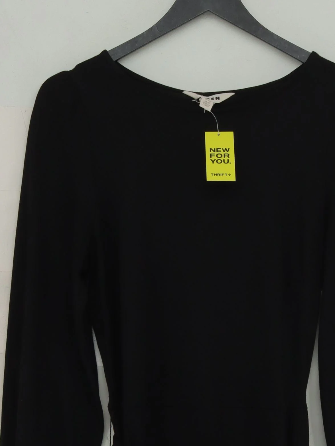 Boden Wrap Midi Dress UK12 in Black - Image 3