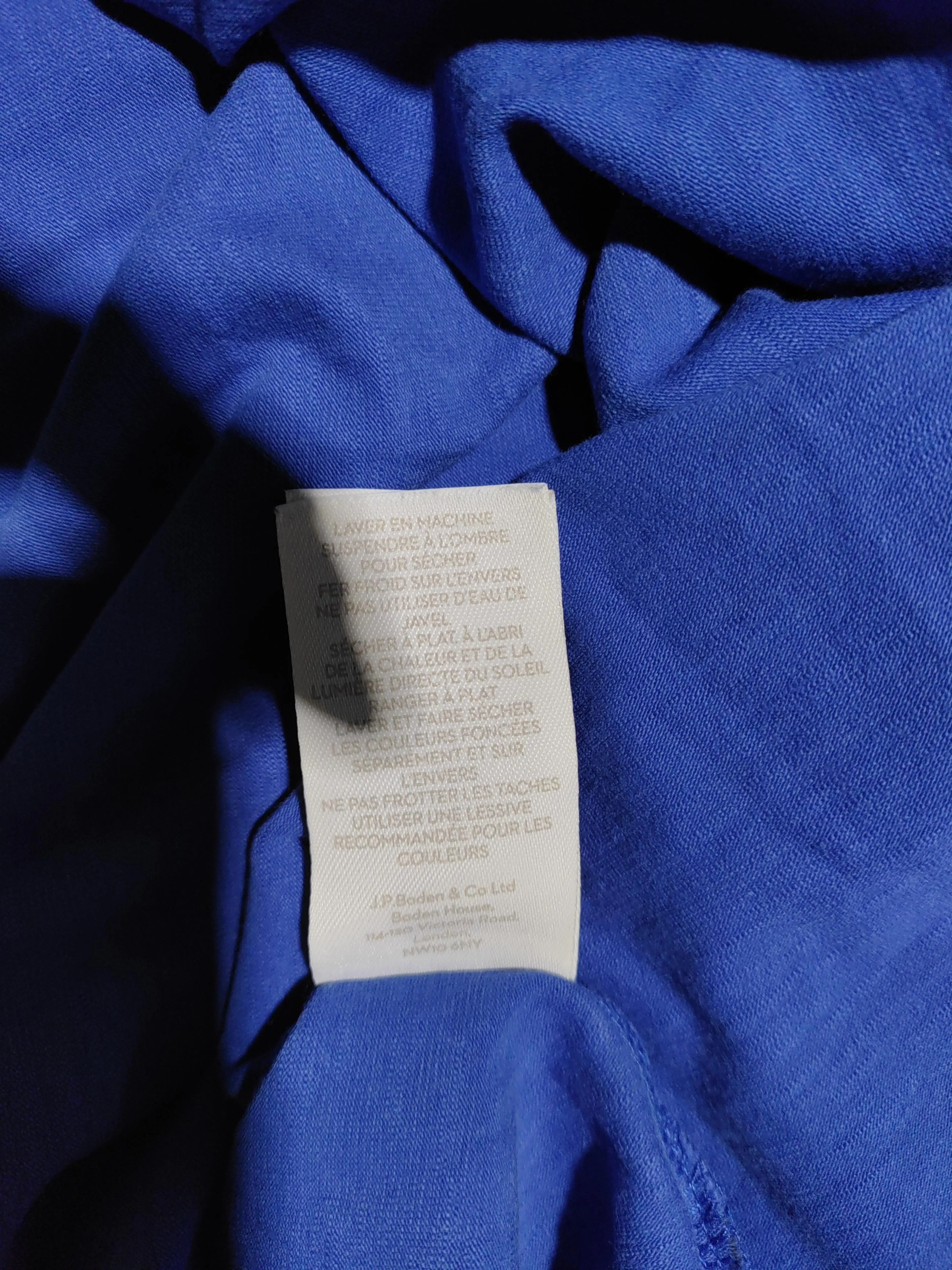Boden Wrap Midi Dress UK12 in Blue - Image 6