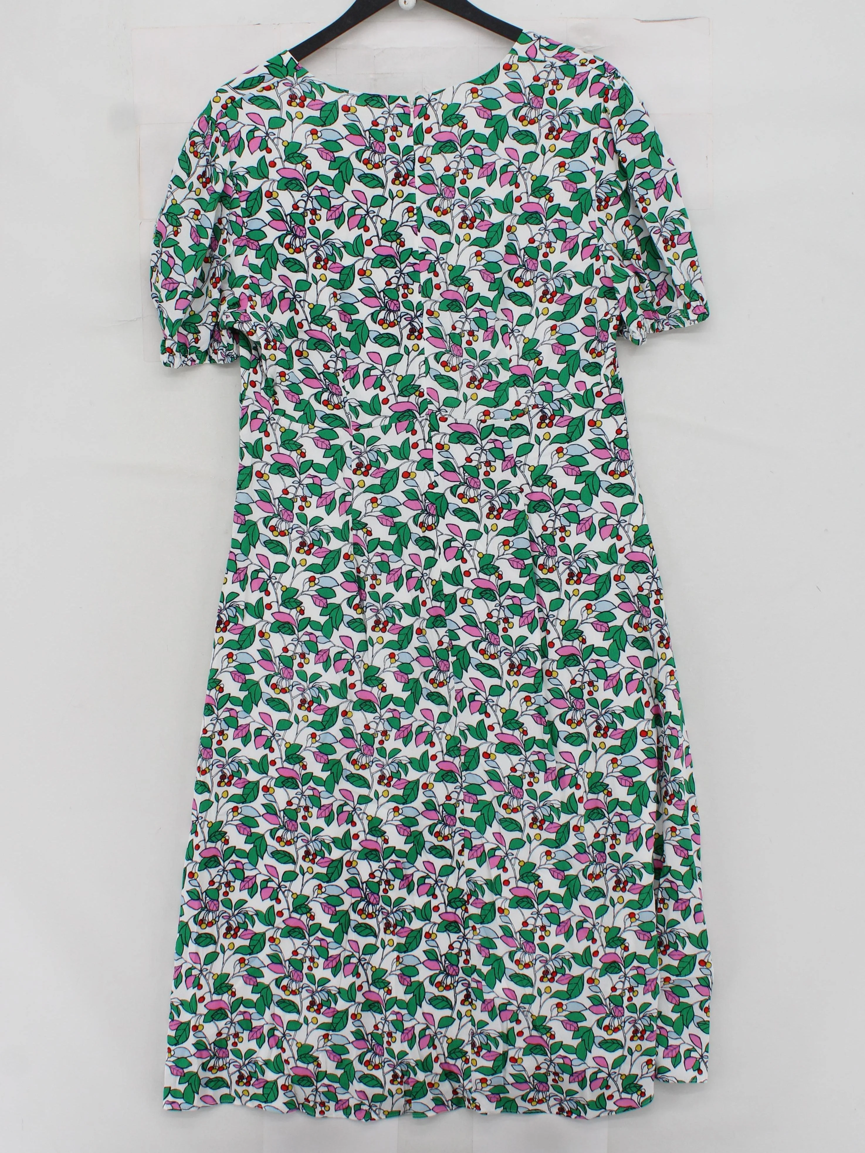 Boden Wrap Midi Dress UK12 in Multi - Image 2