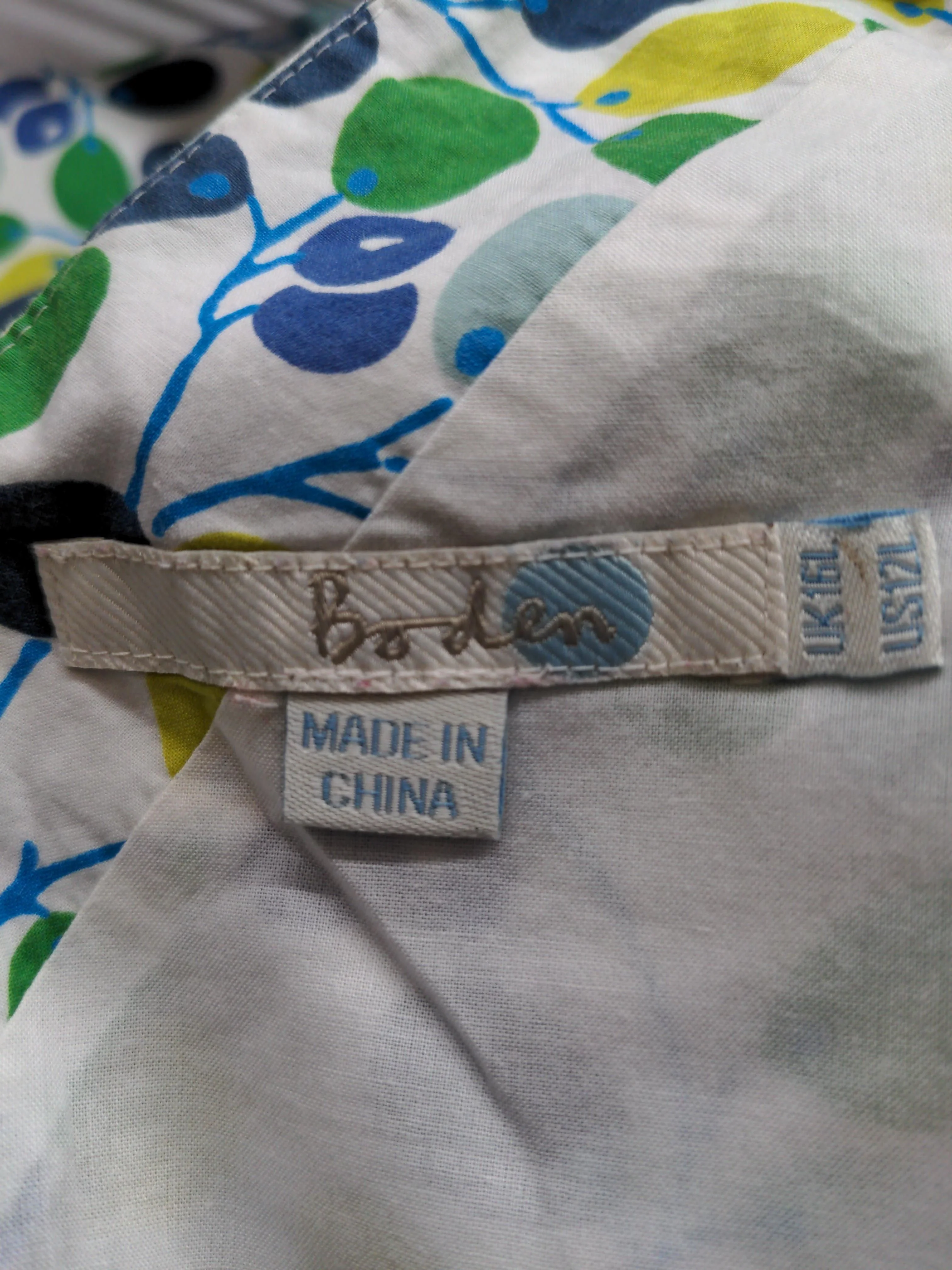 Boden Wrap Midi Dress UK12 in White - Image 5