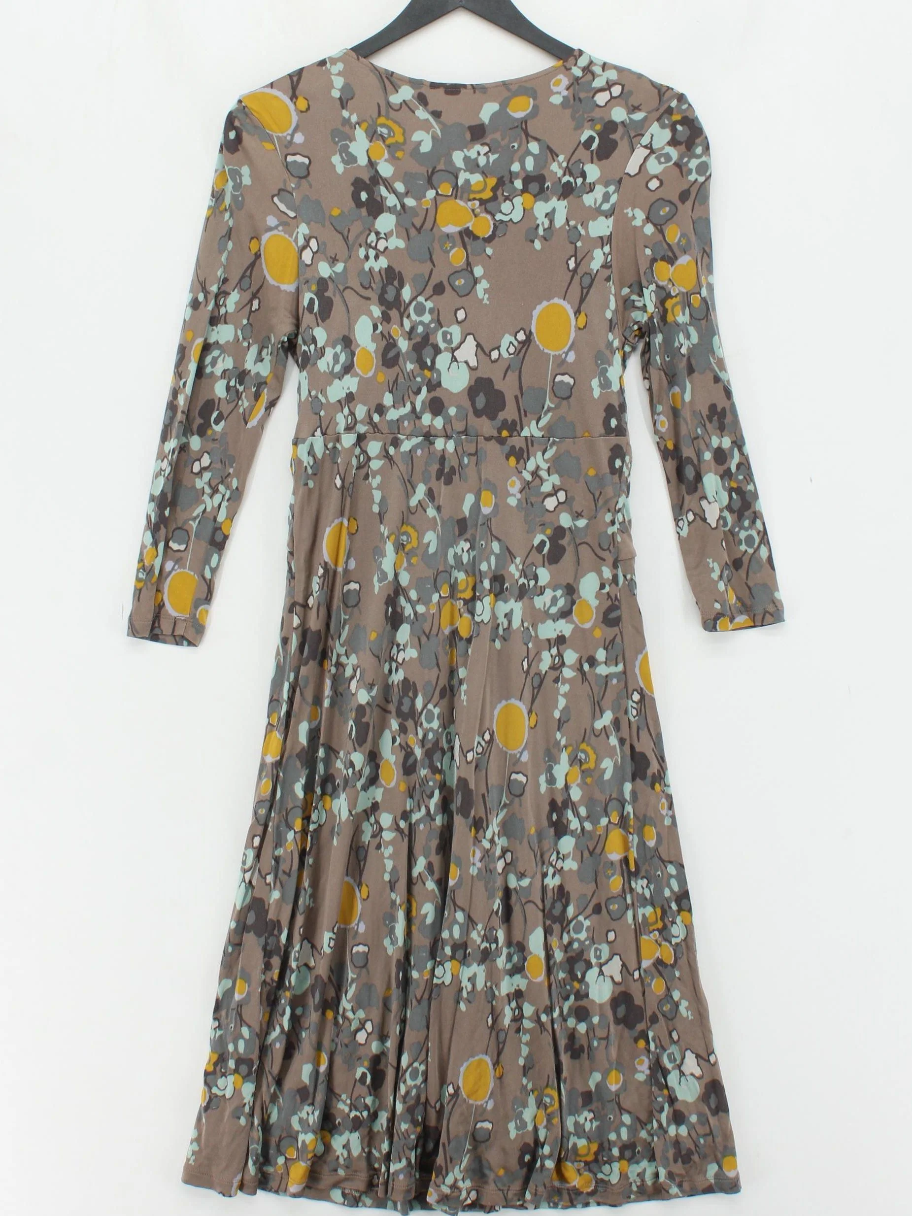 Boden Wrap Midi Dress UK14 in Brown - Image 2
